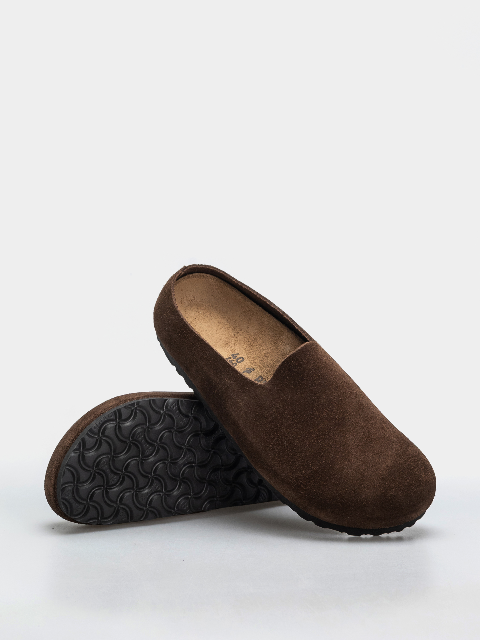 Birkenstock Amsterdam Wrapped Suede Leather Narrow Flip-flop papucsok (carafe)