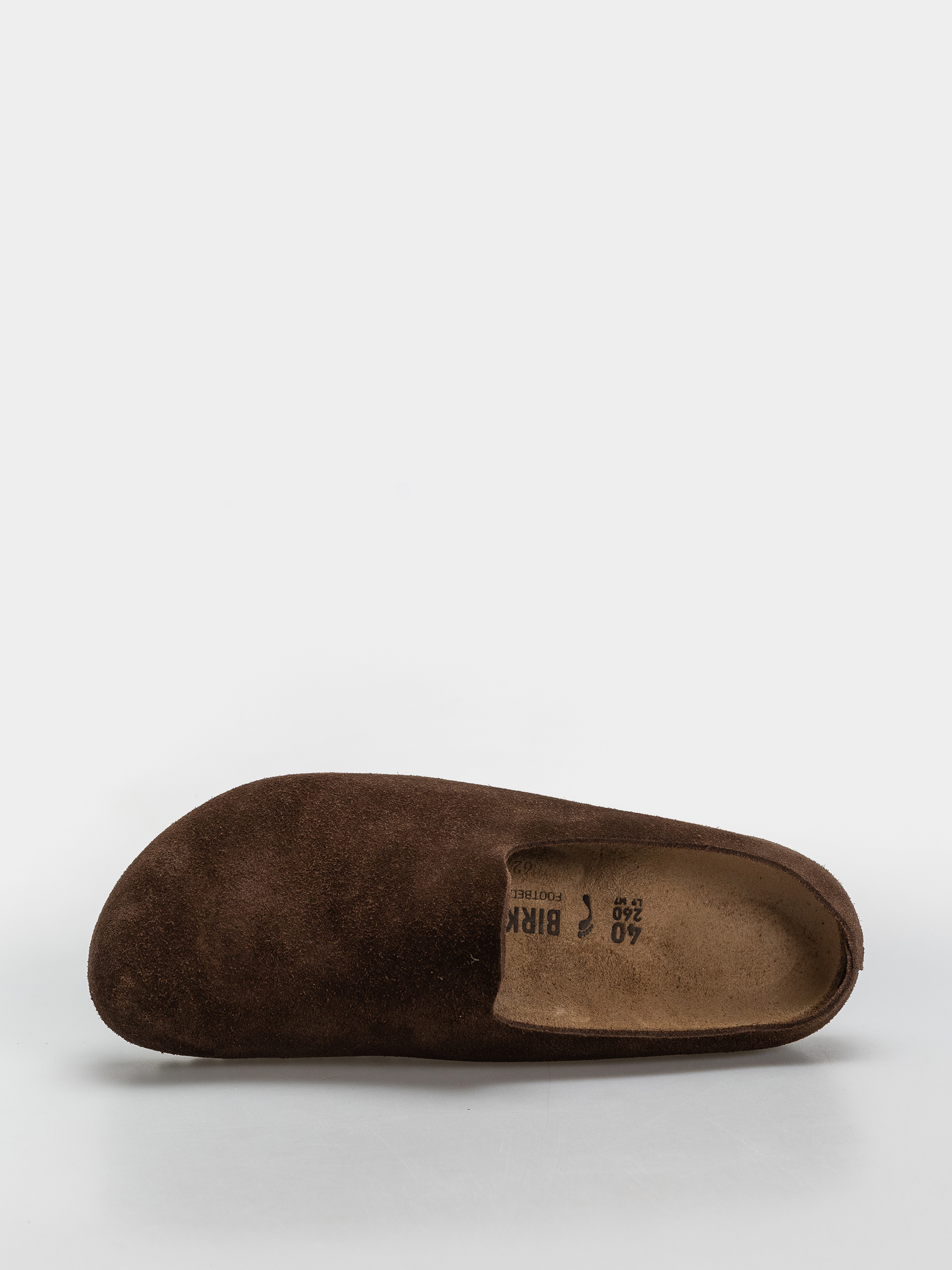 Birkenstock Amsterdam Wrapped Suede Leather Narrow Flip-flop papucsok (carafe)