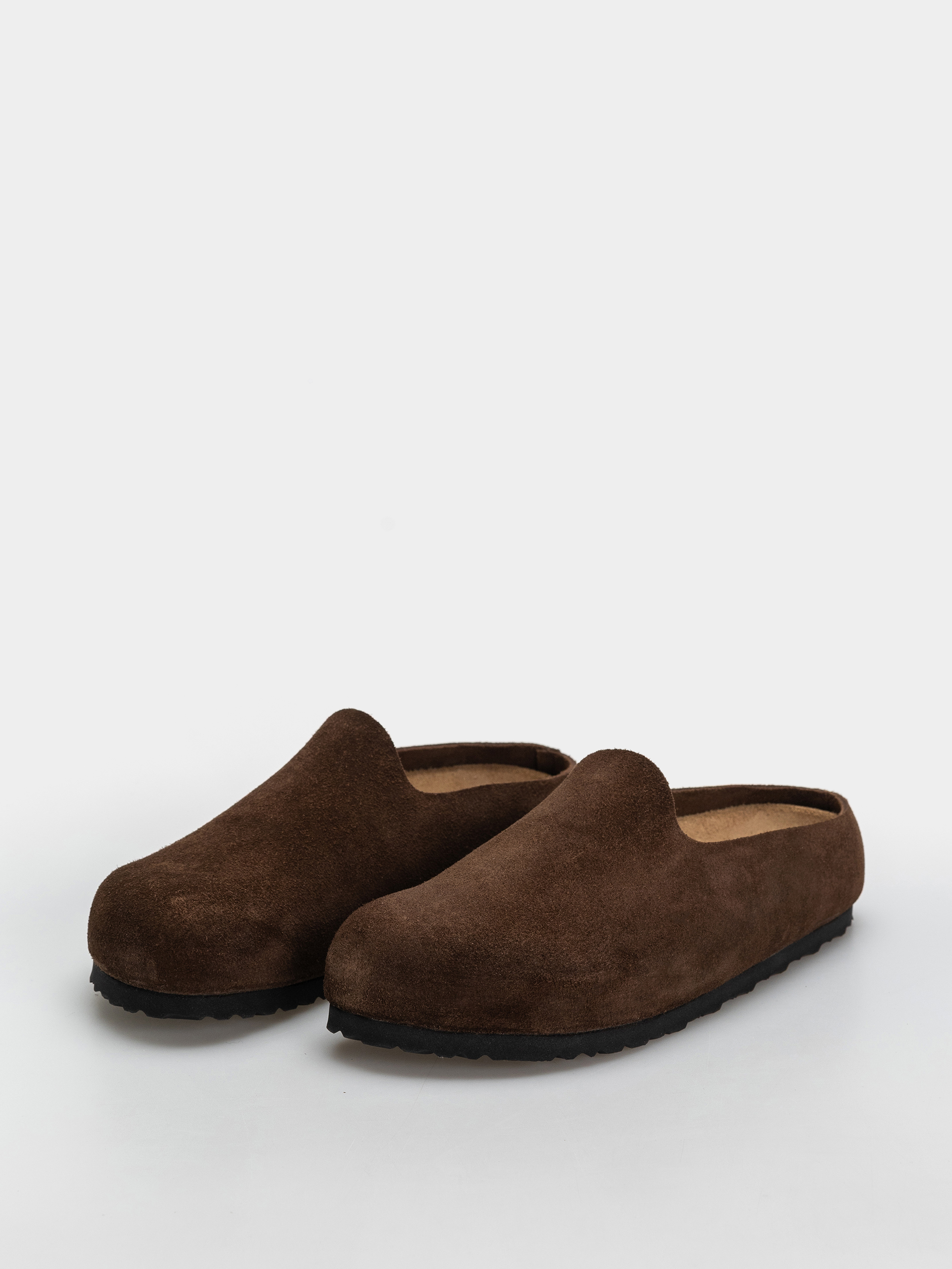 Birkenstock Amsterdam Wrapped Suede Leather Narrow Flip-flop papucsok (carafe)
