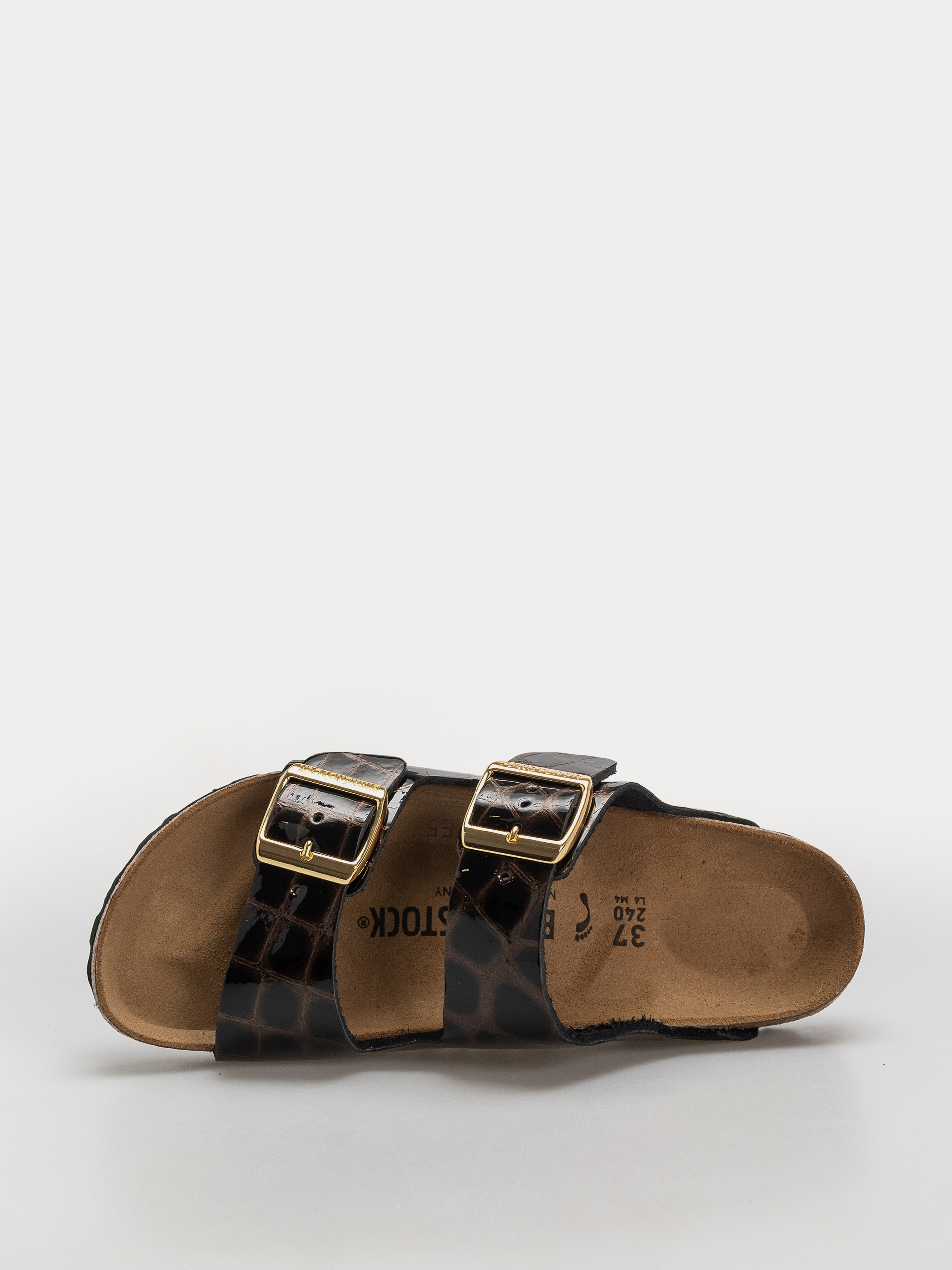 Birkenstock Arizona Leather Narrow Wmn Flip-flop papucsok (emboss leather black)