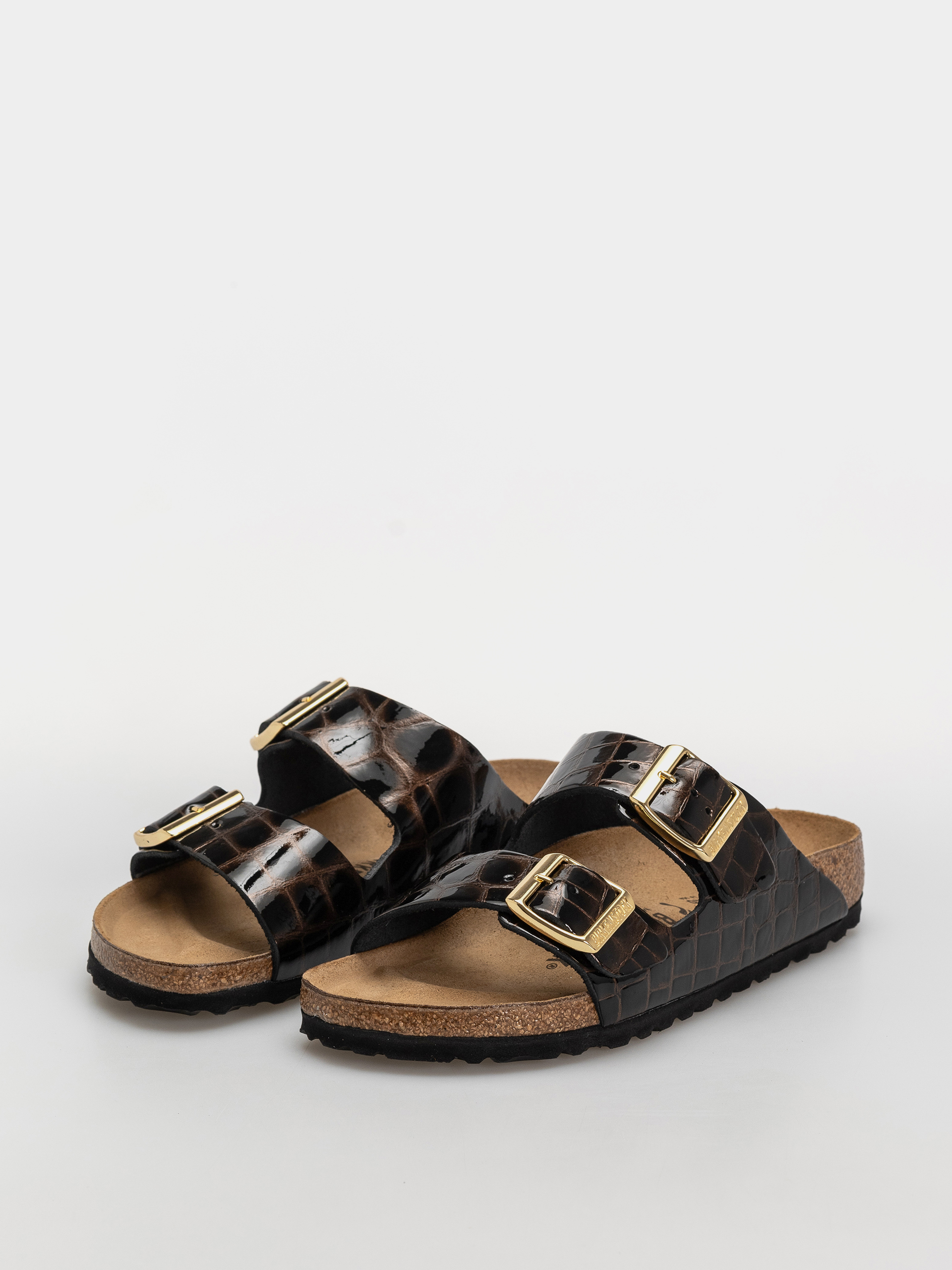 Birkenstock Arizona Leather Narrow Wmn Flip-flop papucsok (emboss leather black)