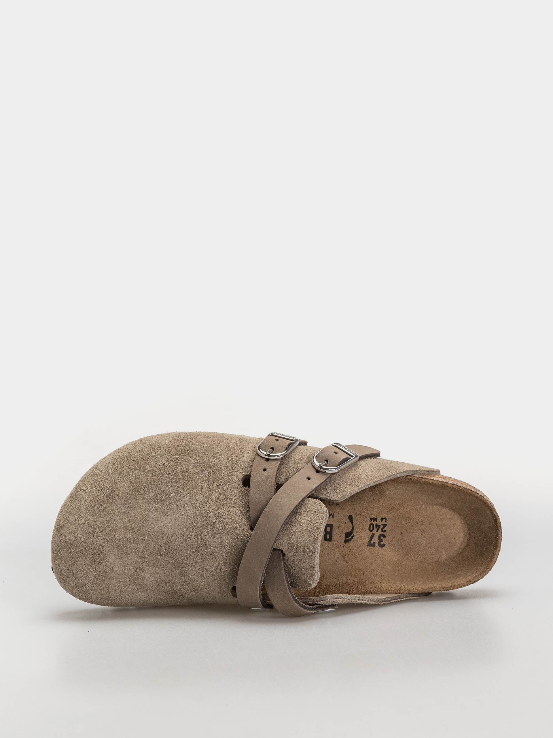 Birkenstock Blair Suede Leather Narrow Wmn Flip-flop papucsok (taupe)