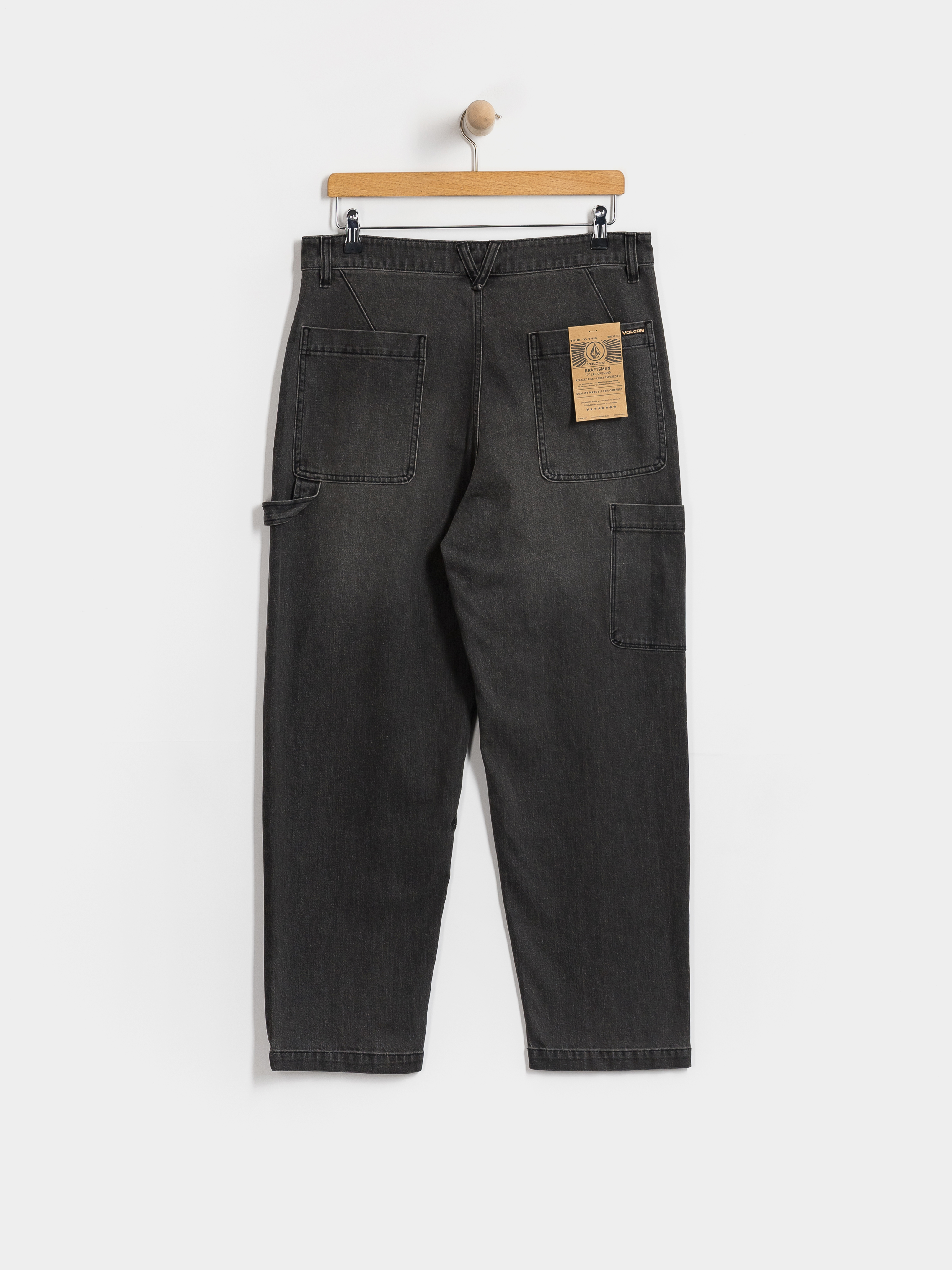 Volcom Kraftsman II Kisnadrág (black grey)