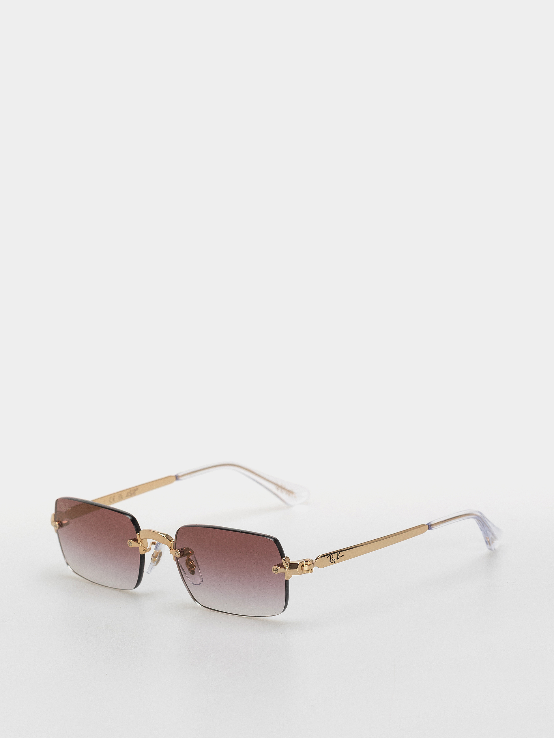 Ray-Ban Rb3928 By A$Ap Rocky Napszemu00fcvegek (polerowany zu0142oto arista/przezroczysty ciemnopurpurowy gradalny)