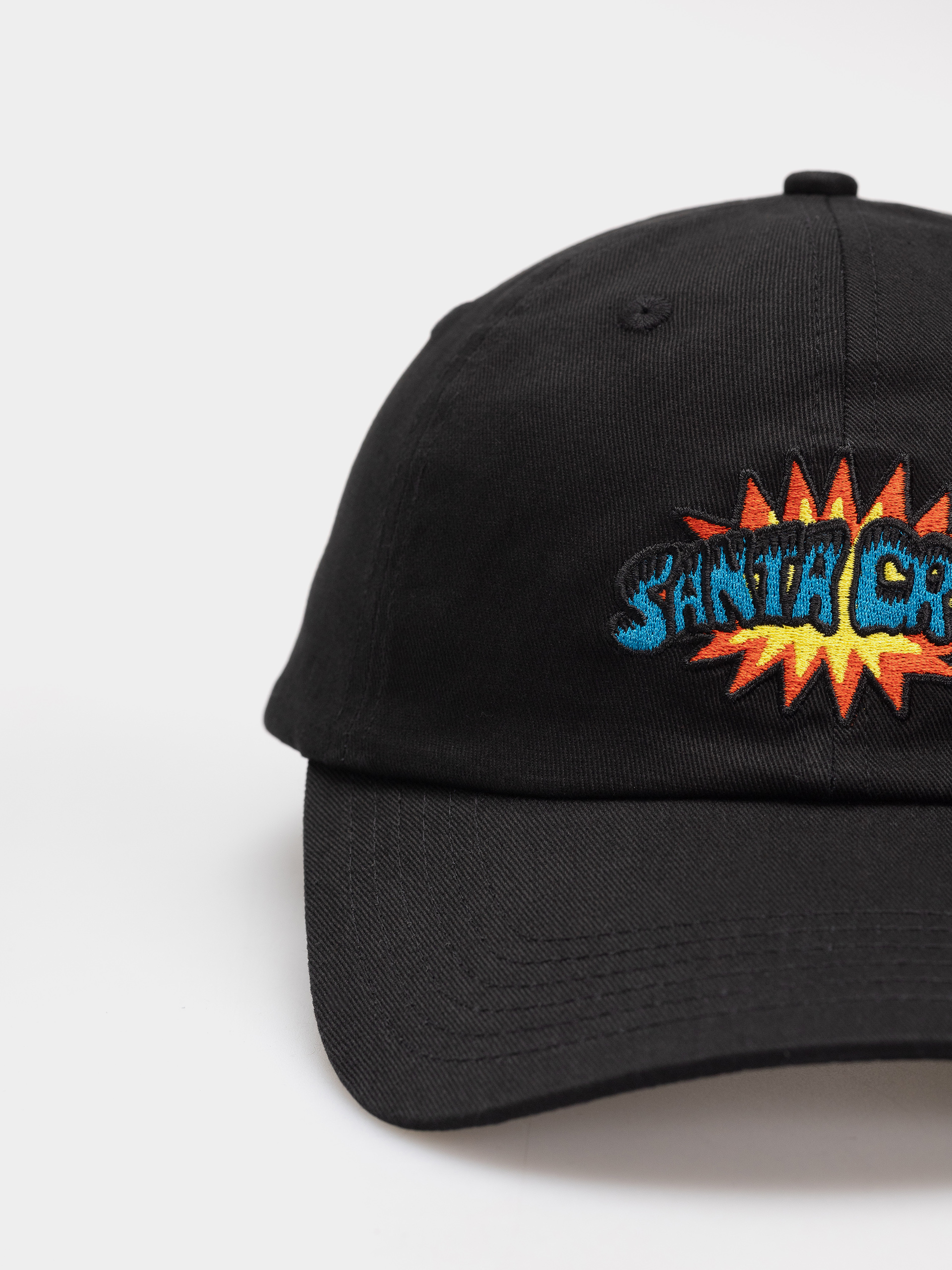Santa Cruz Boom Strip Baseball sapka (black)