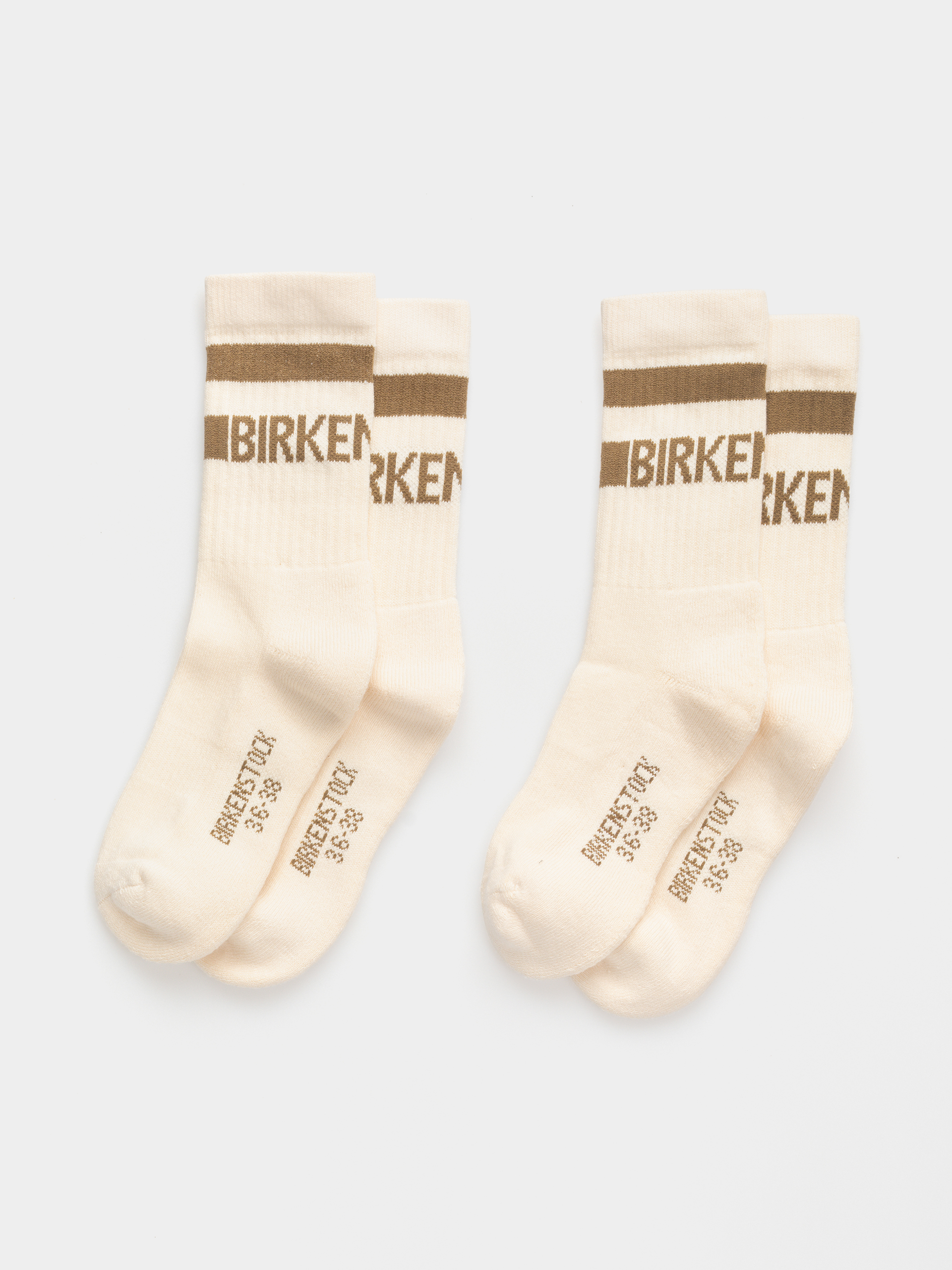 Birkenstock Cotton Crew 2 Pack Zokni