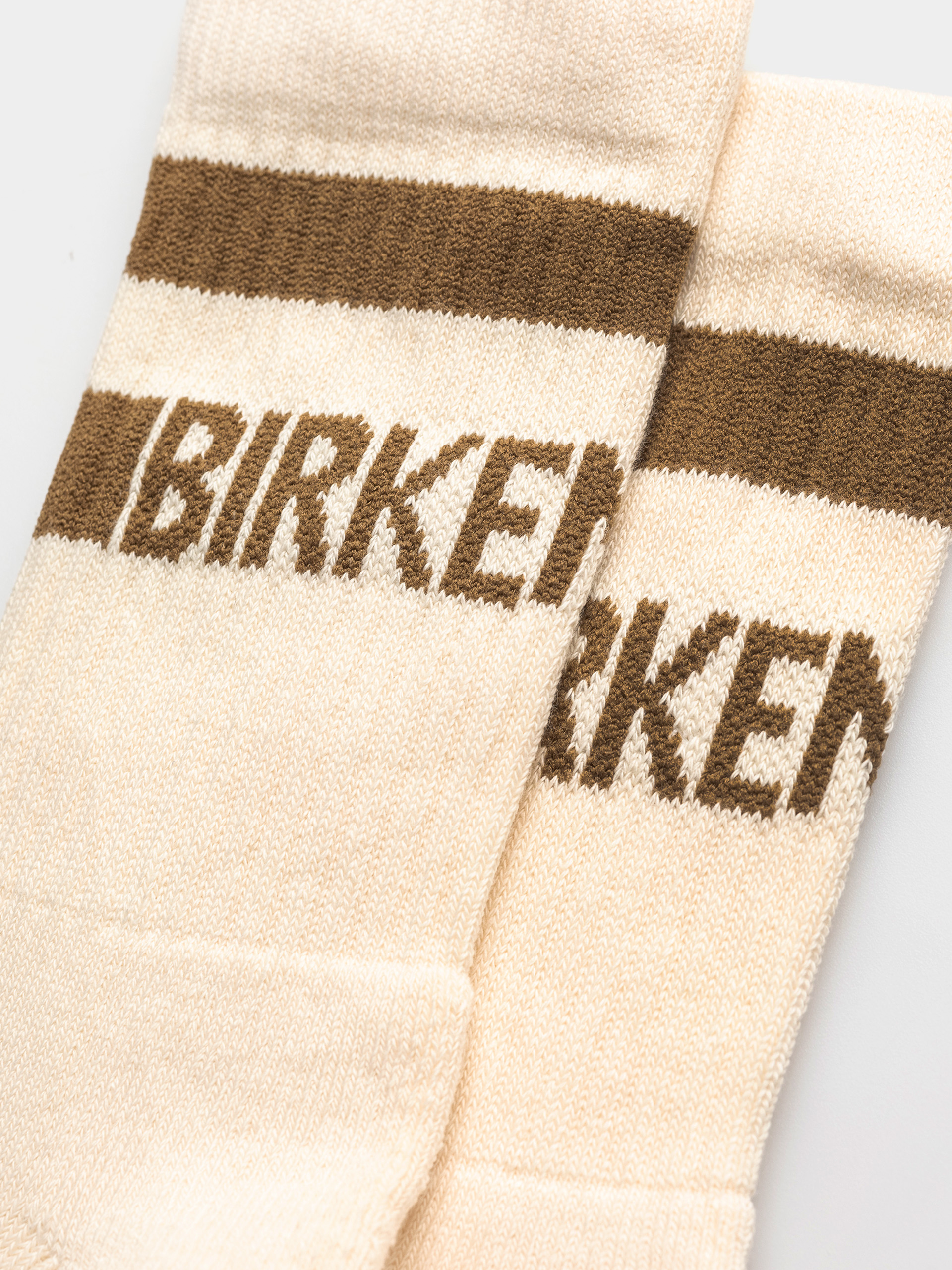 Birkenstock Cotton Crew 2 Pack Zokni (eggshell)