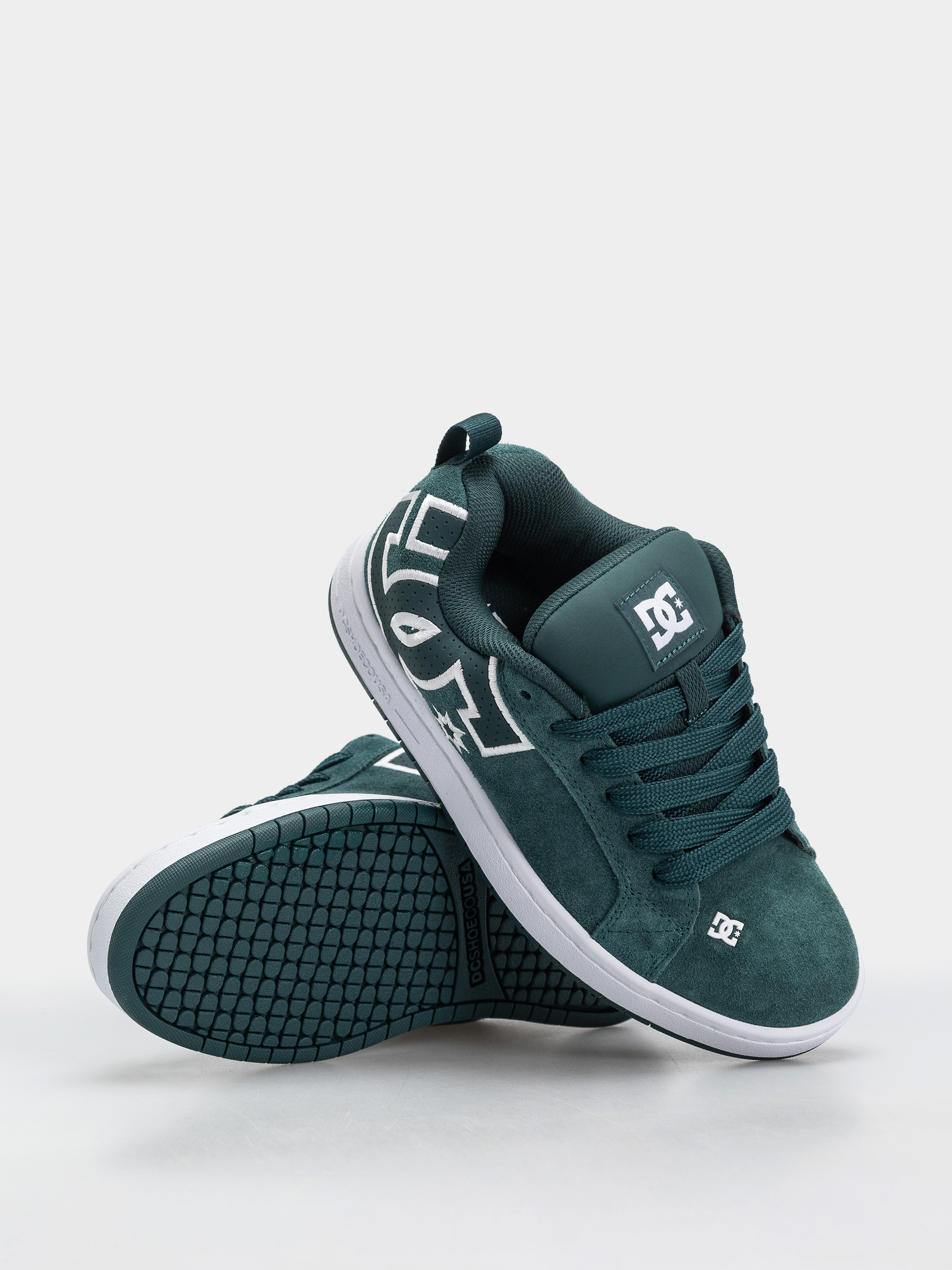 DC Court Graffik Se Cipők (dark green/white)