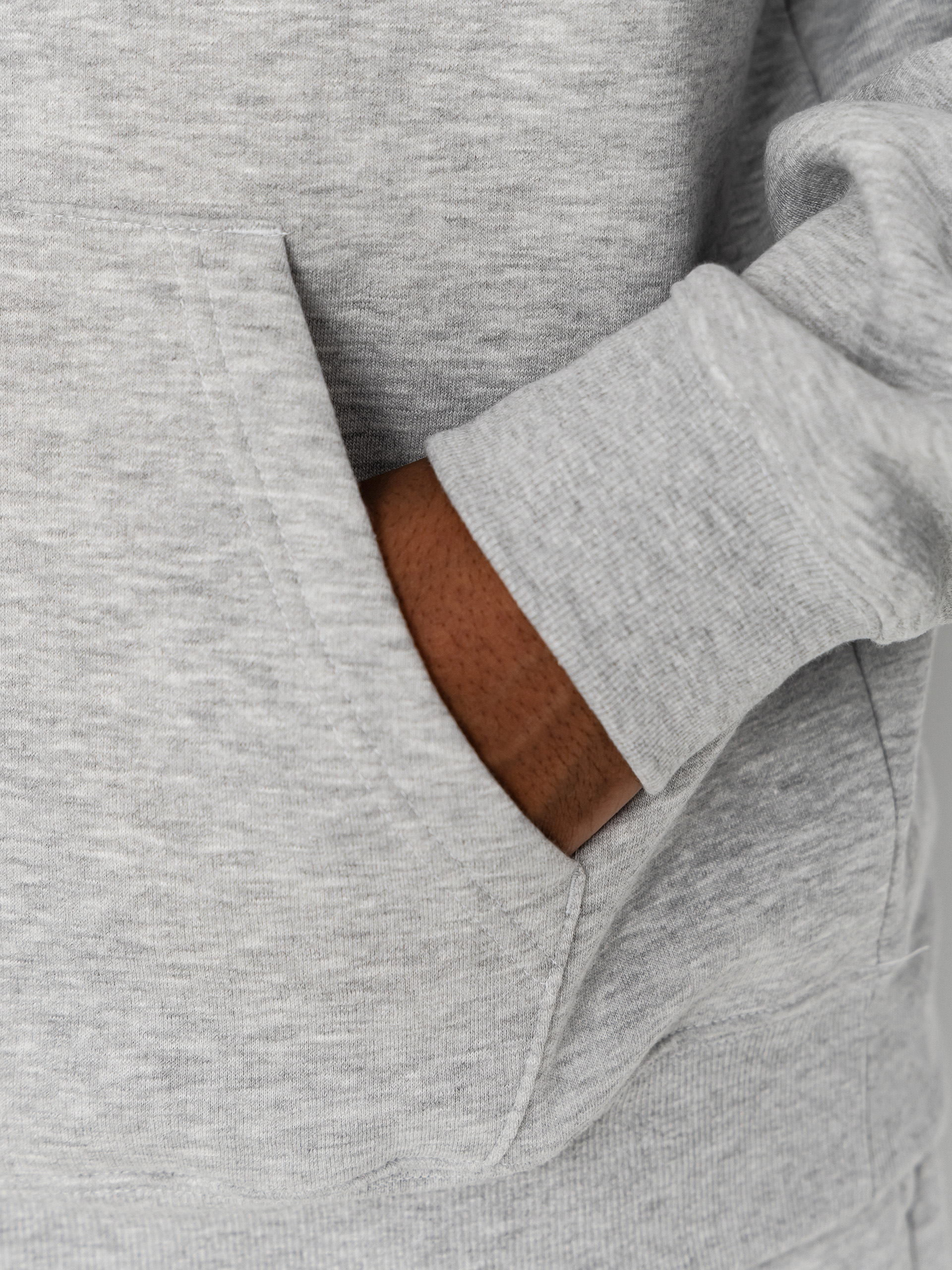 New Balance Sport Essentials Fleece HD Kapucnis pulóver (athletic grey)