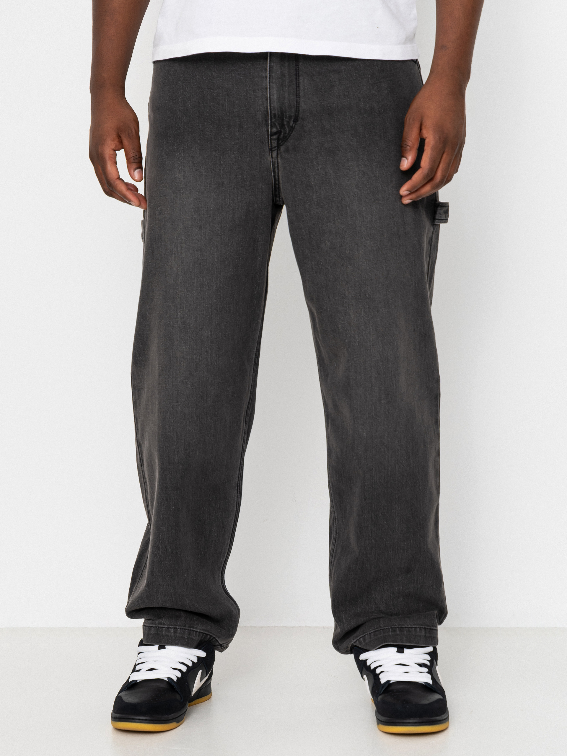 Volcom Kraftsman II Kisnadrág (black grey)