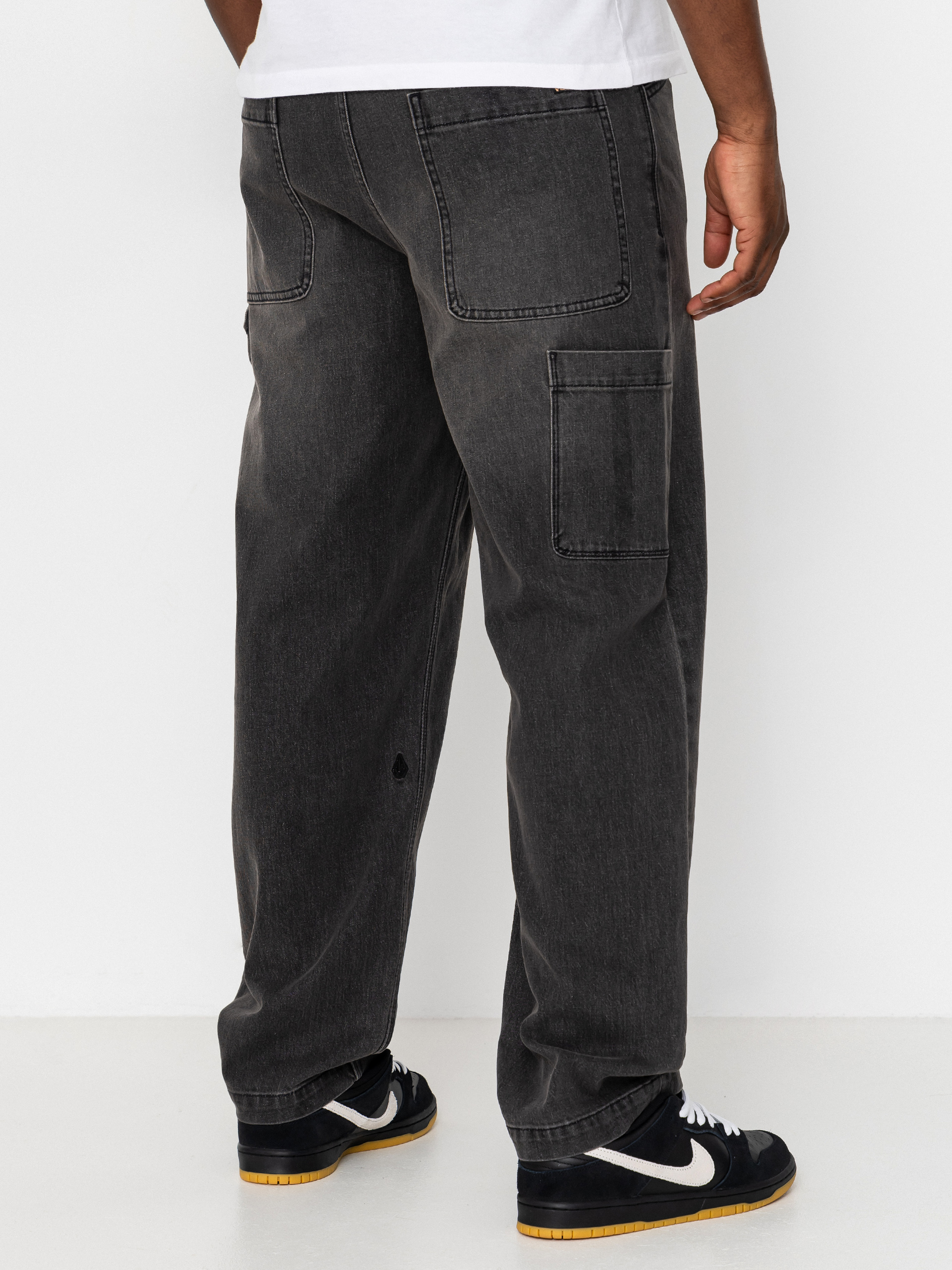 Volcom Kraftsman II Kisnadrág (black grey)