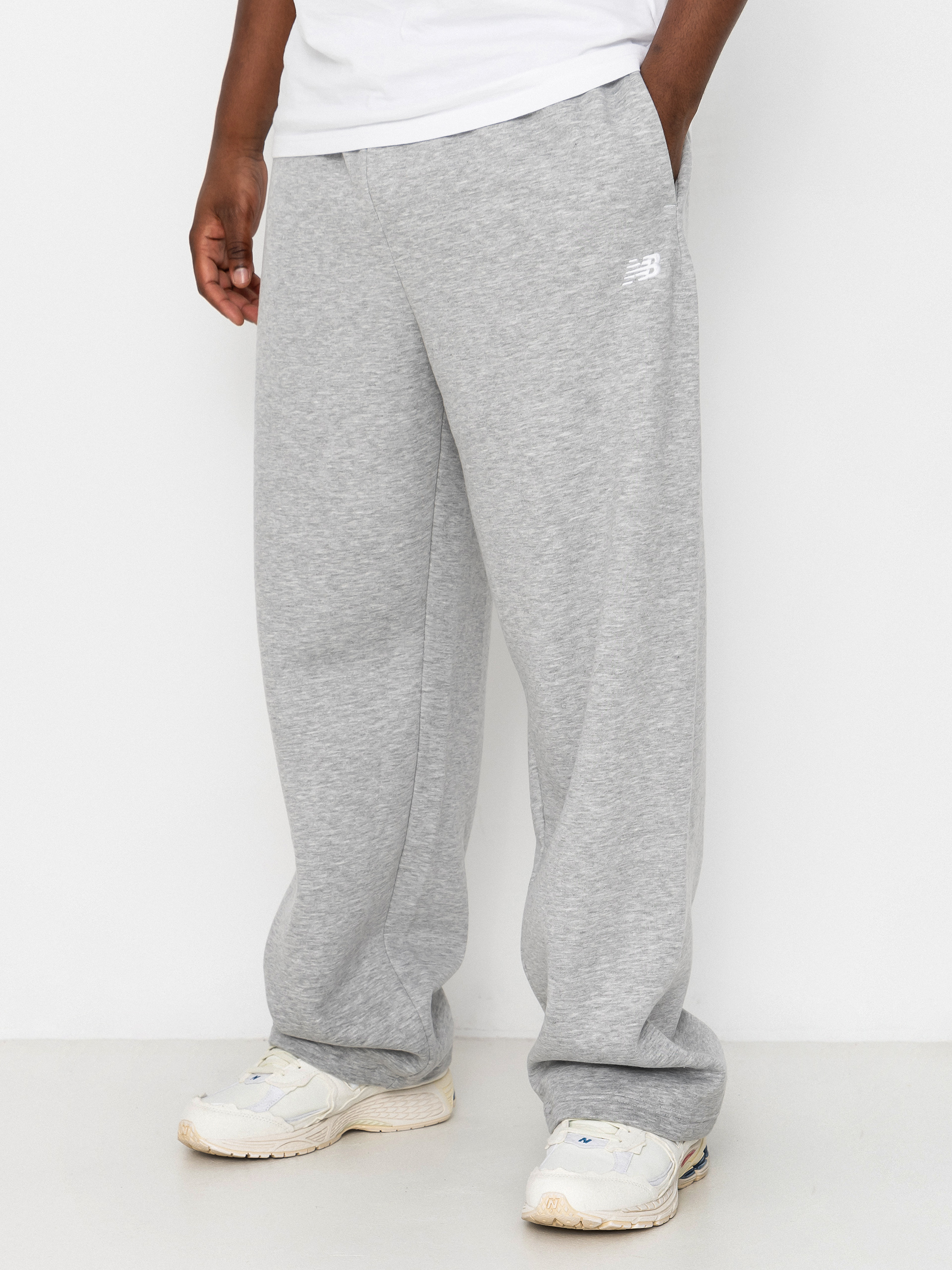 New Balance Sport Essentials Fleece Kisnadrág (athletic grey)