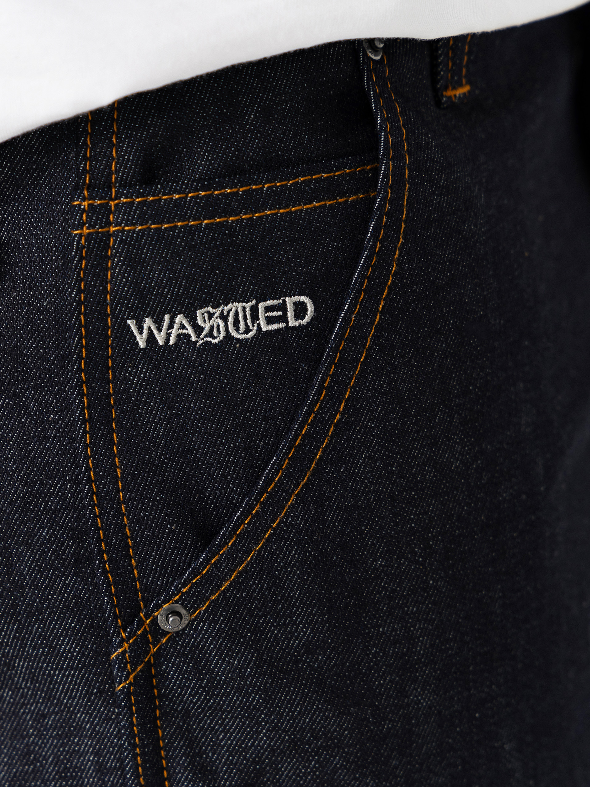 Wasted Paris Bleached Manc Kisnadrág (acid washed blue)