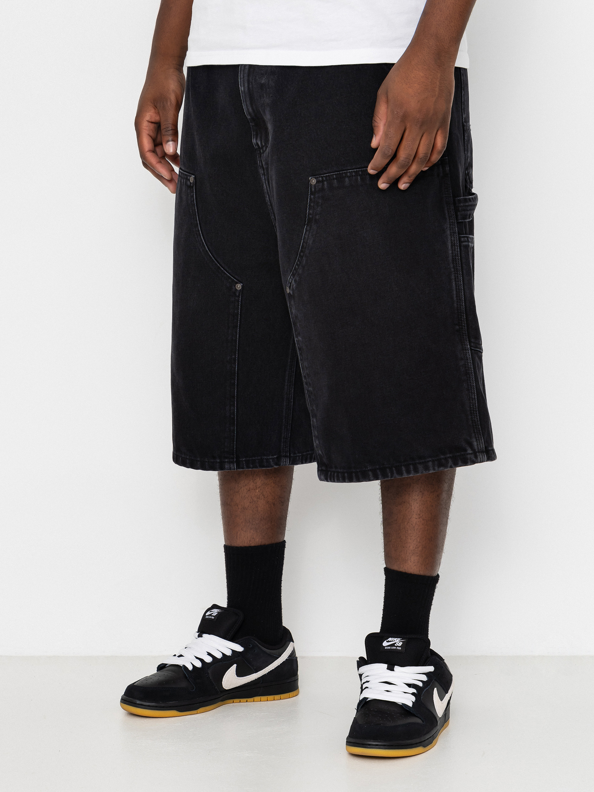 Carhartt WIP OG Double Knee Ru00f6vidnadru00e1g (black stone washed)