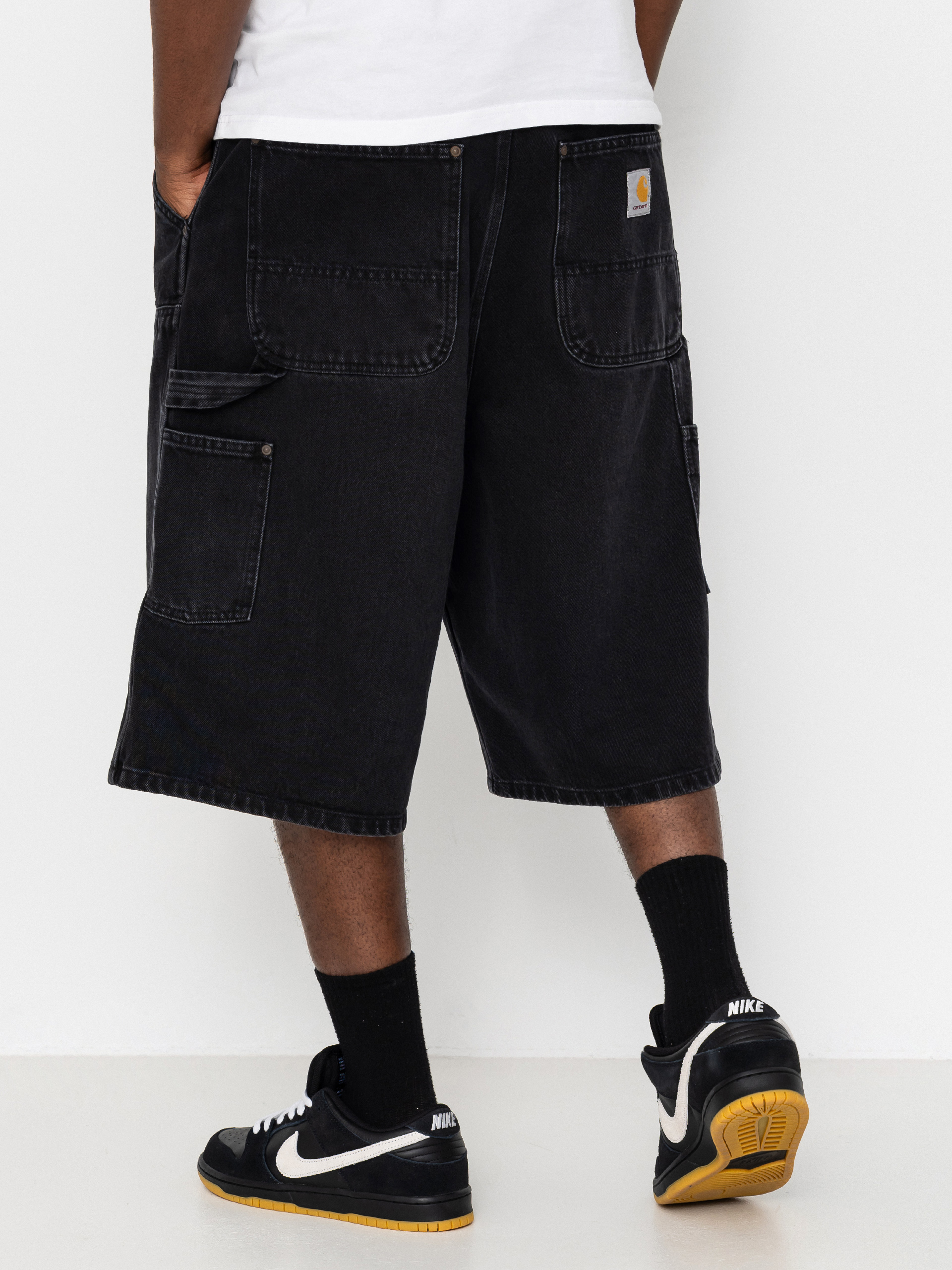 Carhartt WIP OG Double Knee Rövidnadrág (black stone washed)
