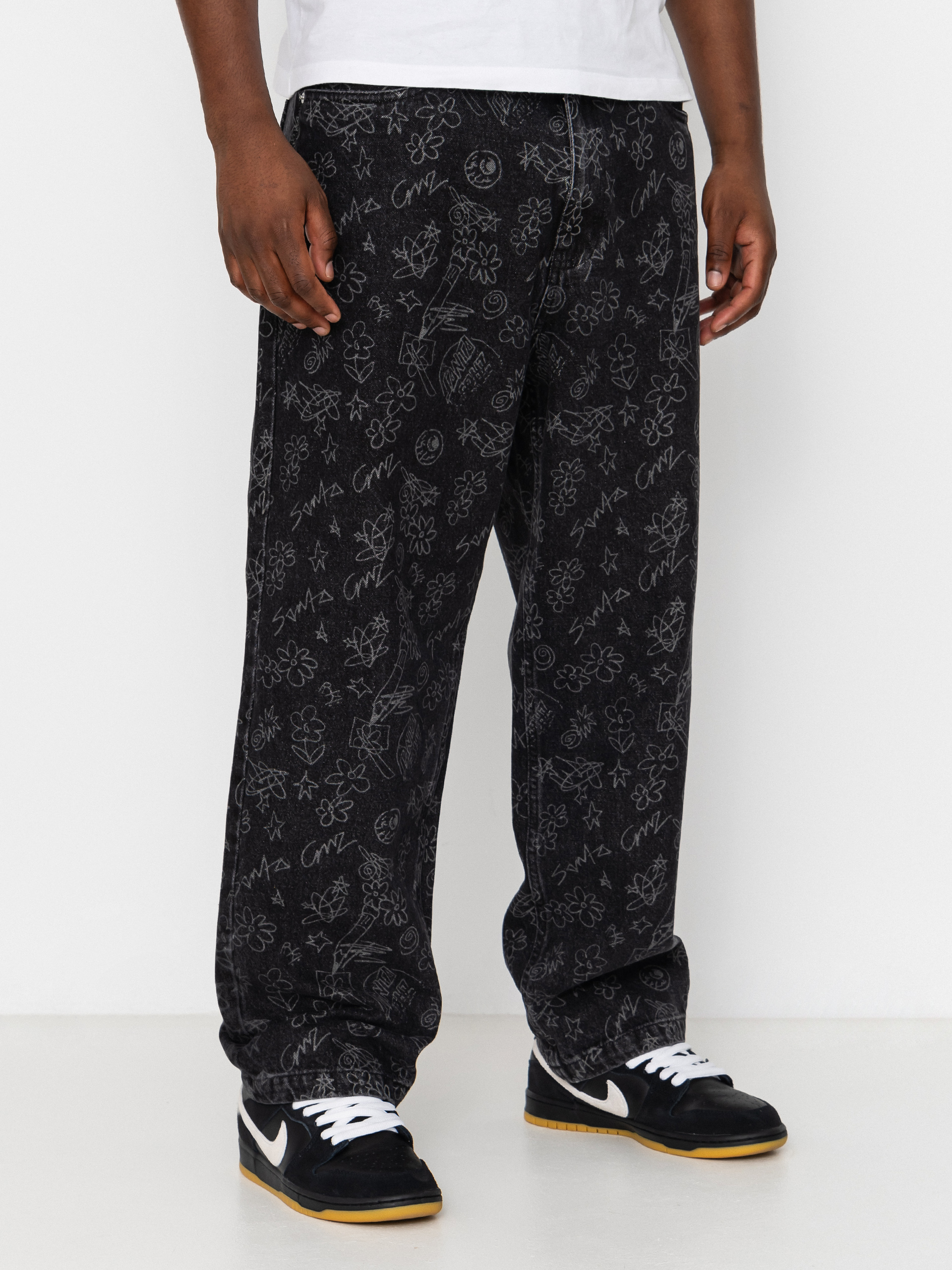 Santa Cruz Big Pants Kisnadrág (artificial scribble)