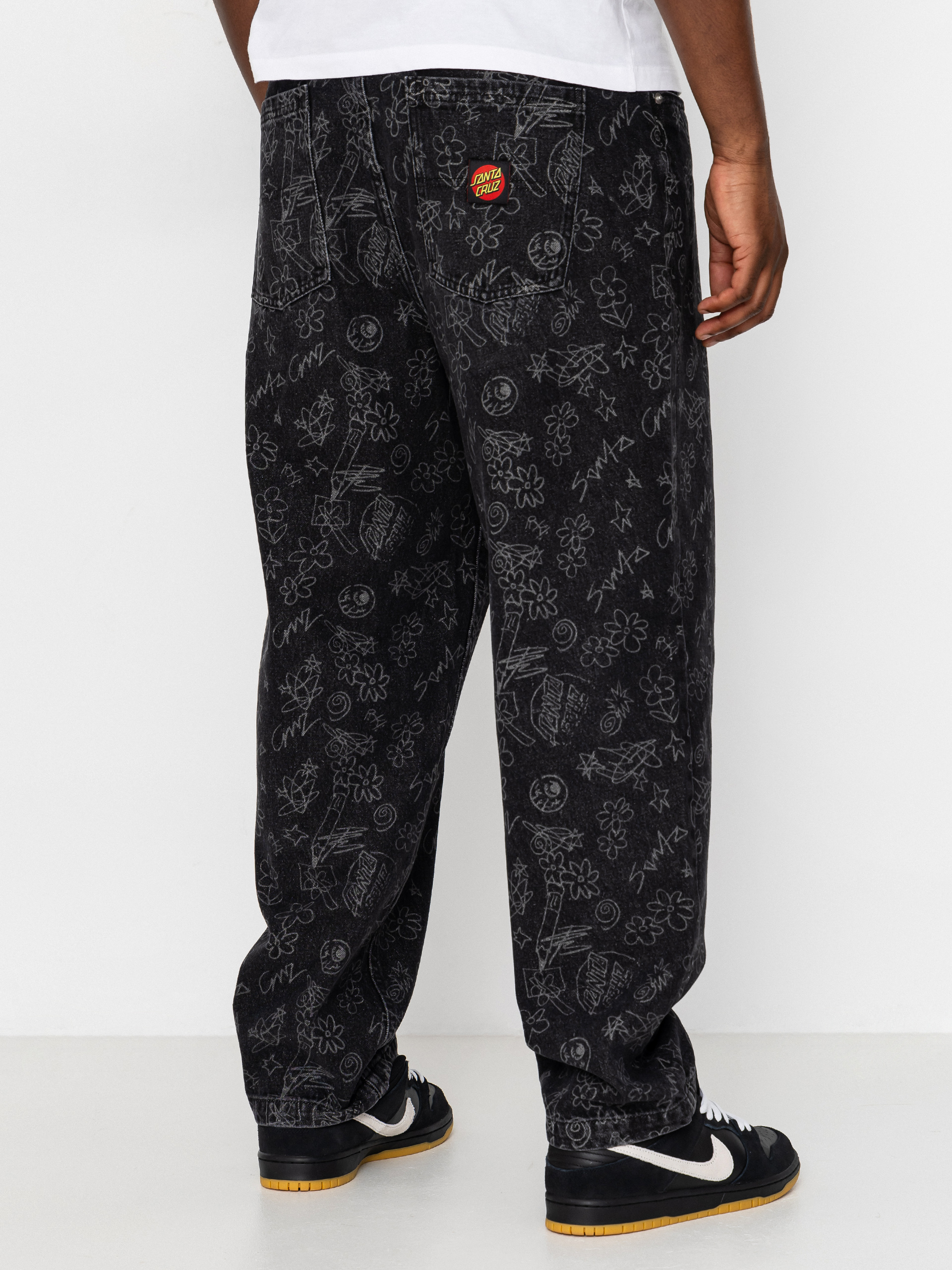 Santa Cruz Big Pants Kisnadrág (artificial scribble)