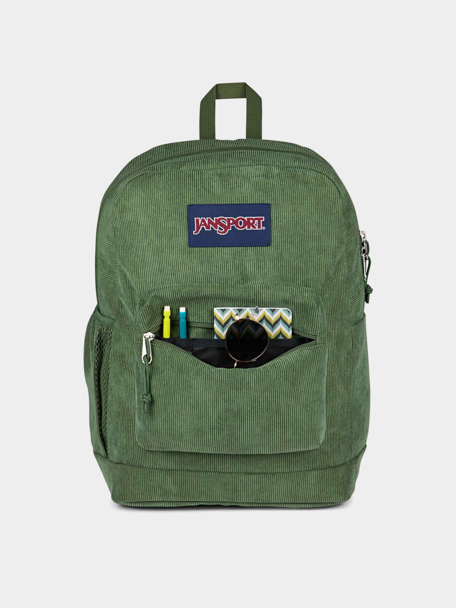 Hátizsák JanSport Cross Town Plus Remix (cargo green corduroy)