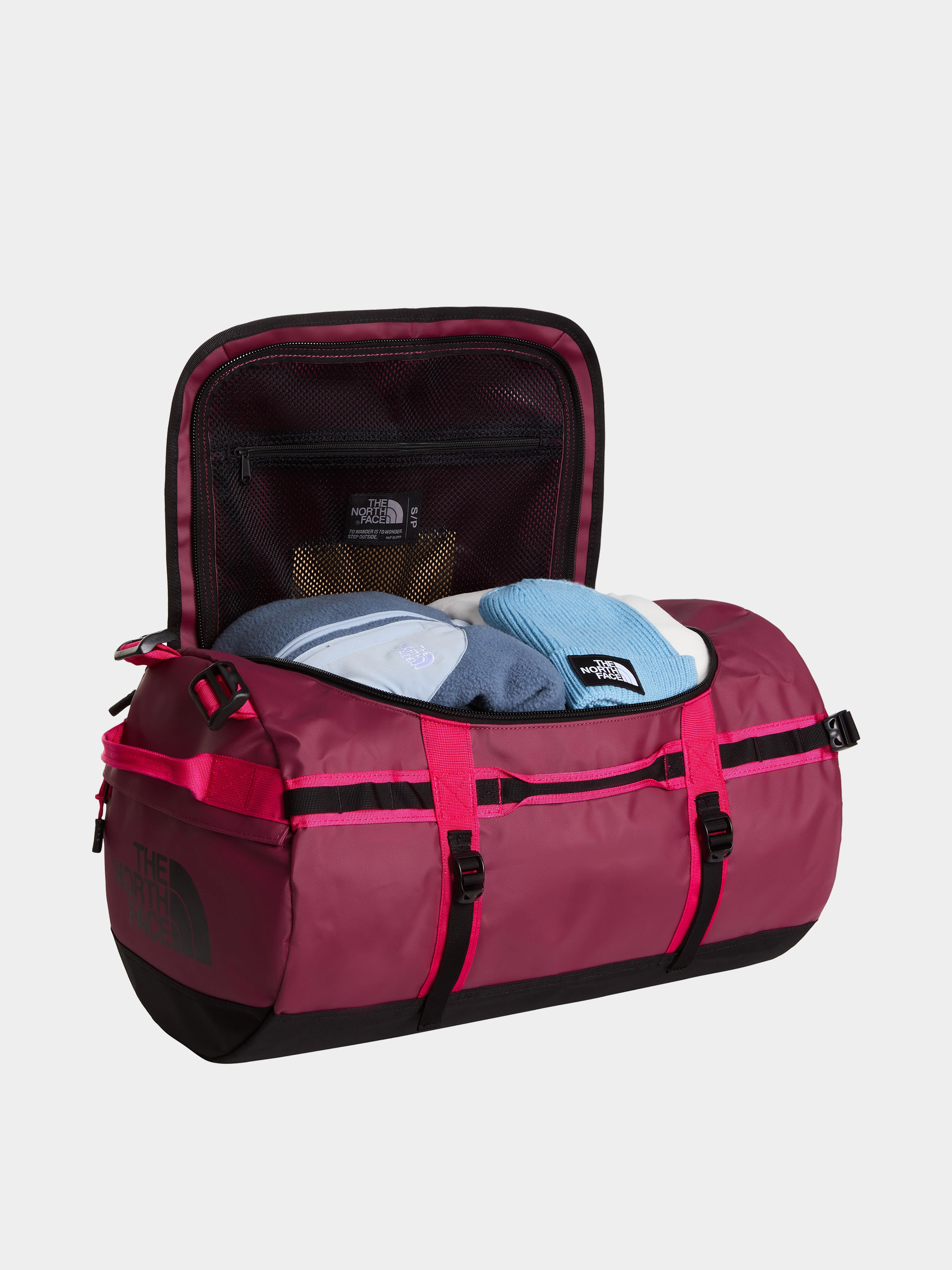 Táska The North Face Base Camp Duffel S (burgundy crush/tnf black)