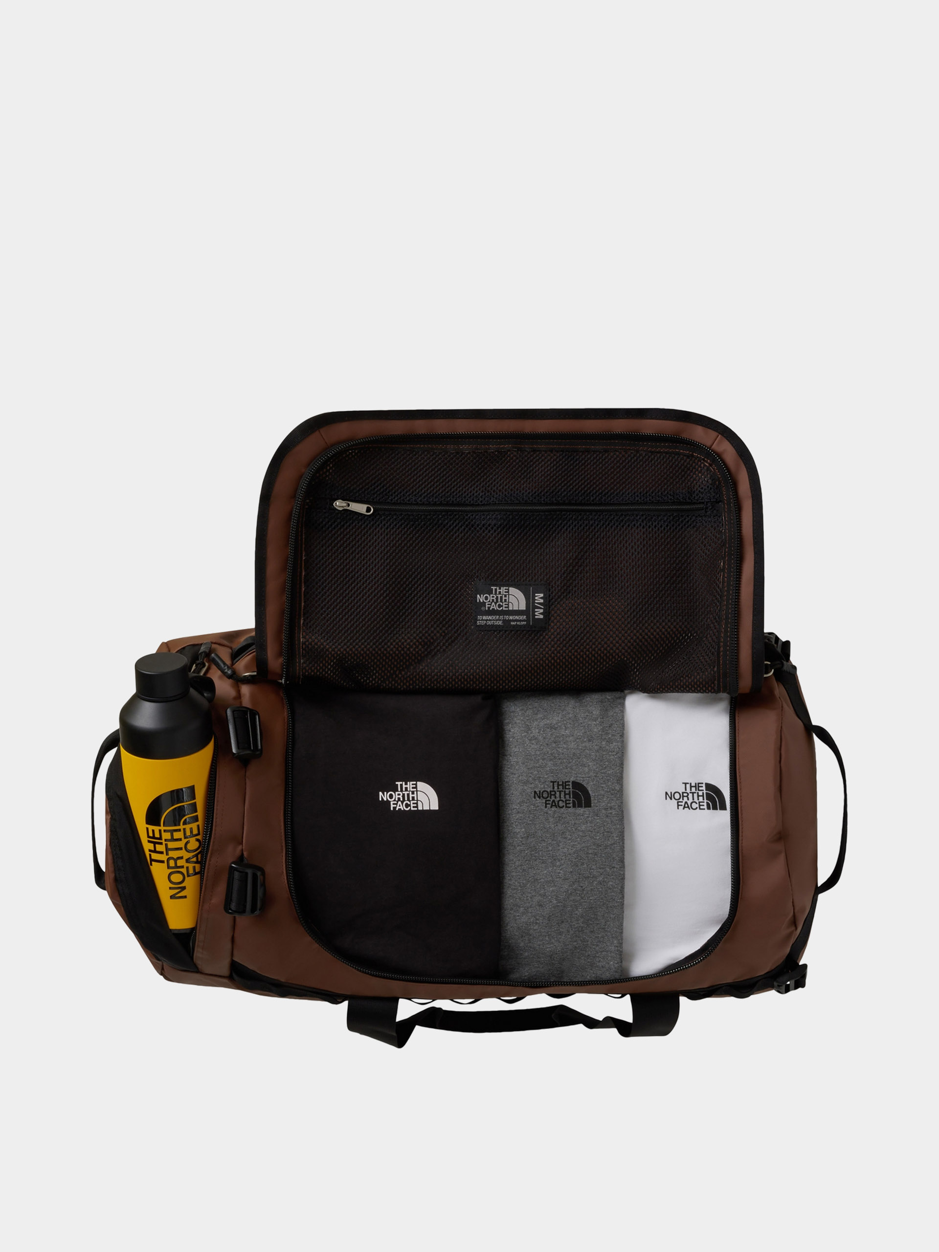 Táska The North Face Base Camp Duffel M (smokey brown/tnf black)