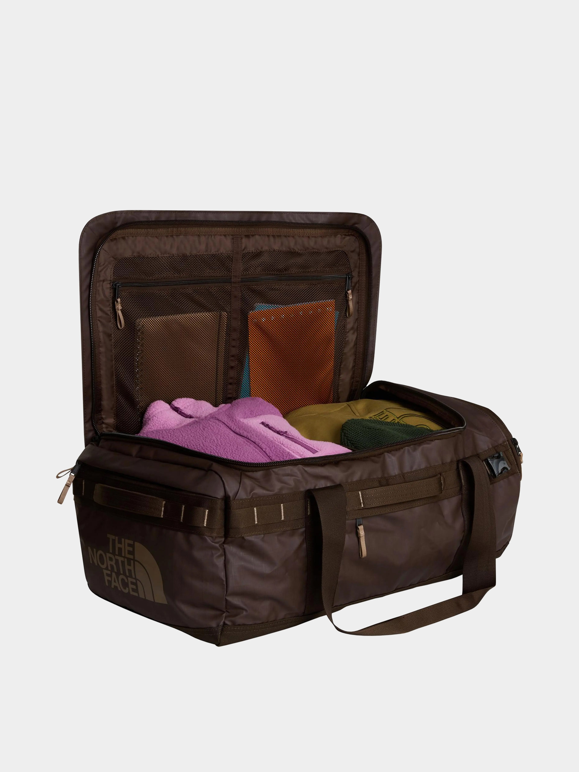 The North Face Base Camp Voyager Duffel 62L Táska (dark chestnut/garnet)
