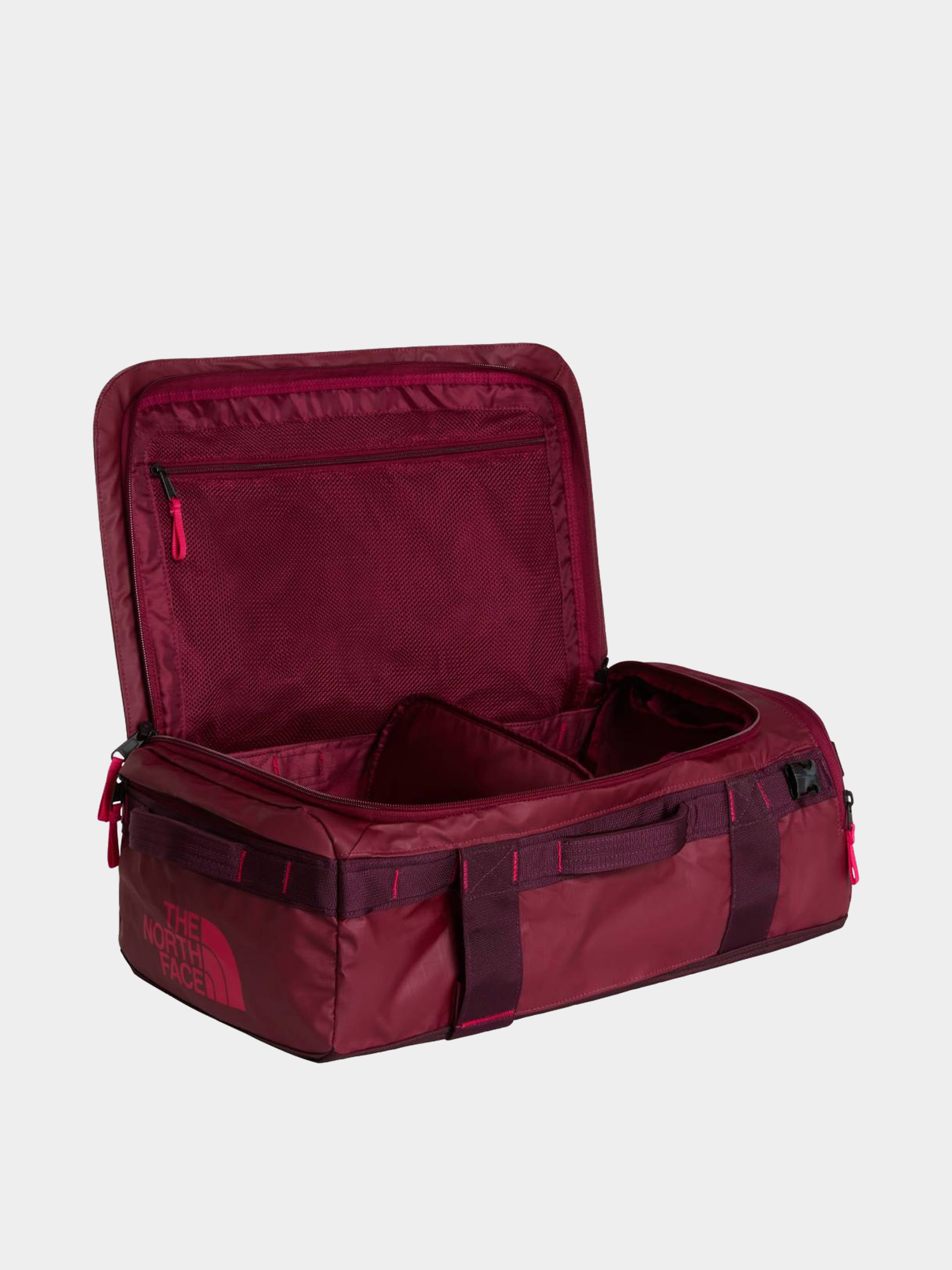 Táska The North Face Base Camp Voyager Duffel 32L (burgundy crush/deep bur)