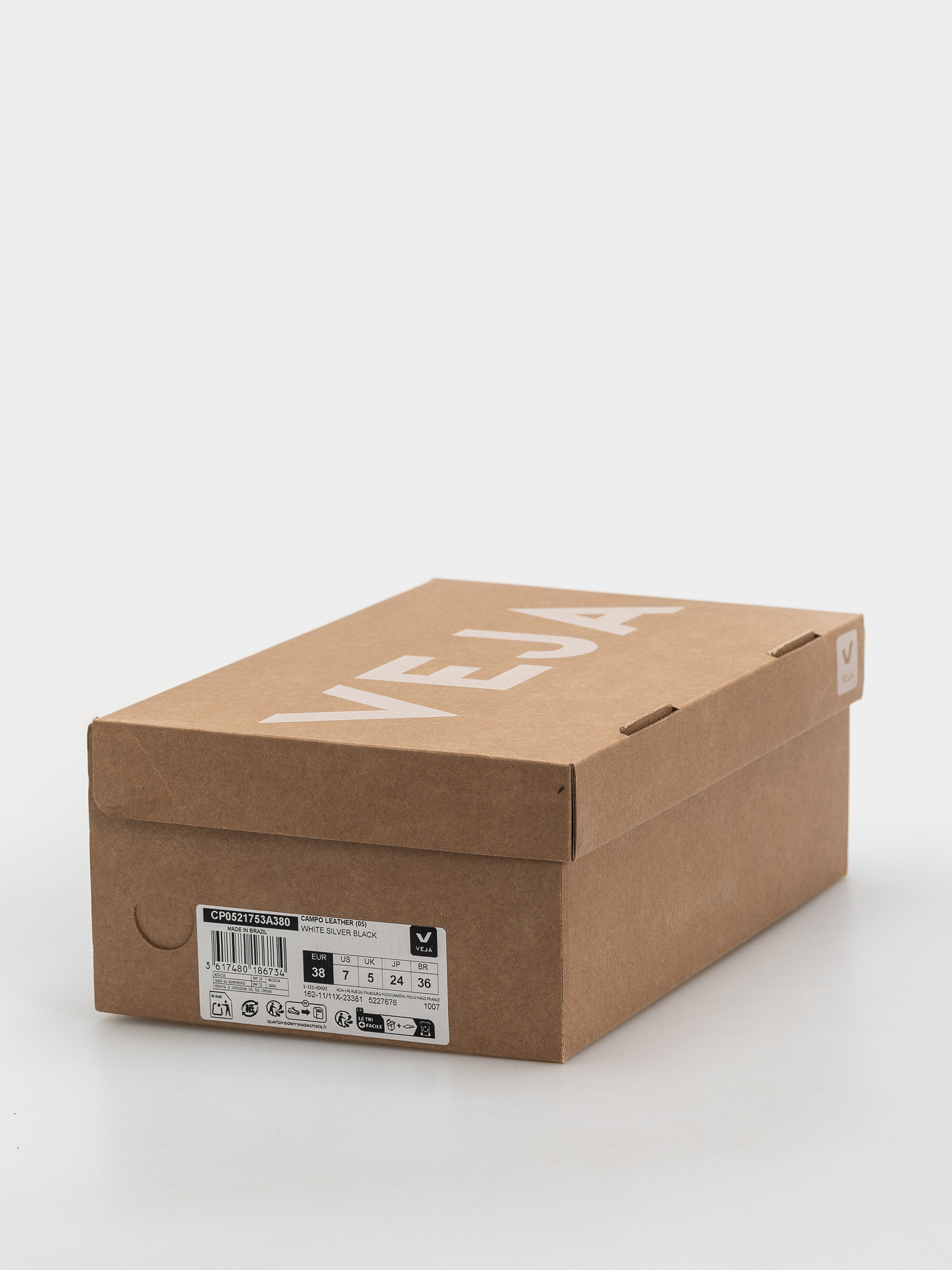 Veja Campo Wmn Cipők (white silver black)