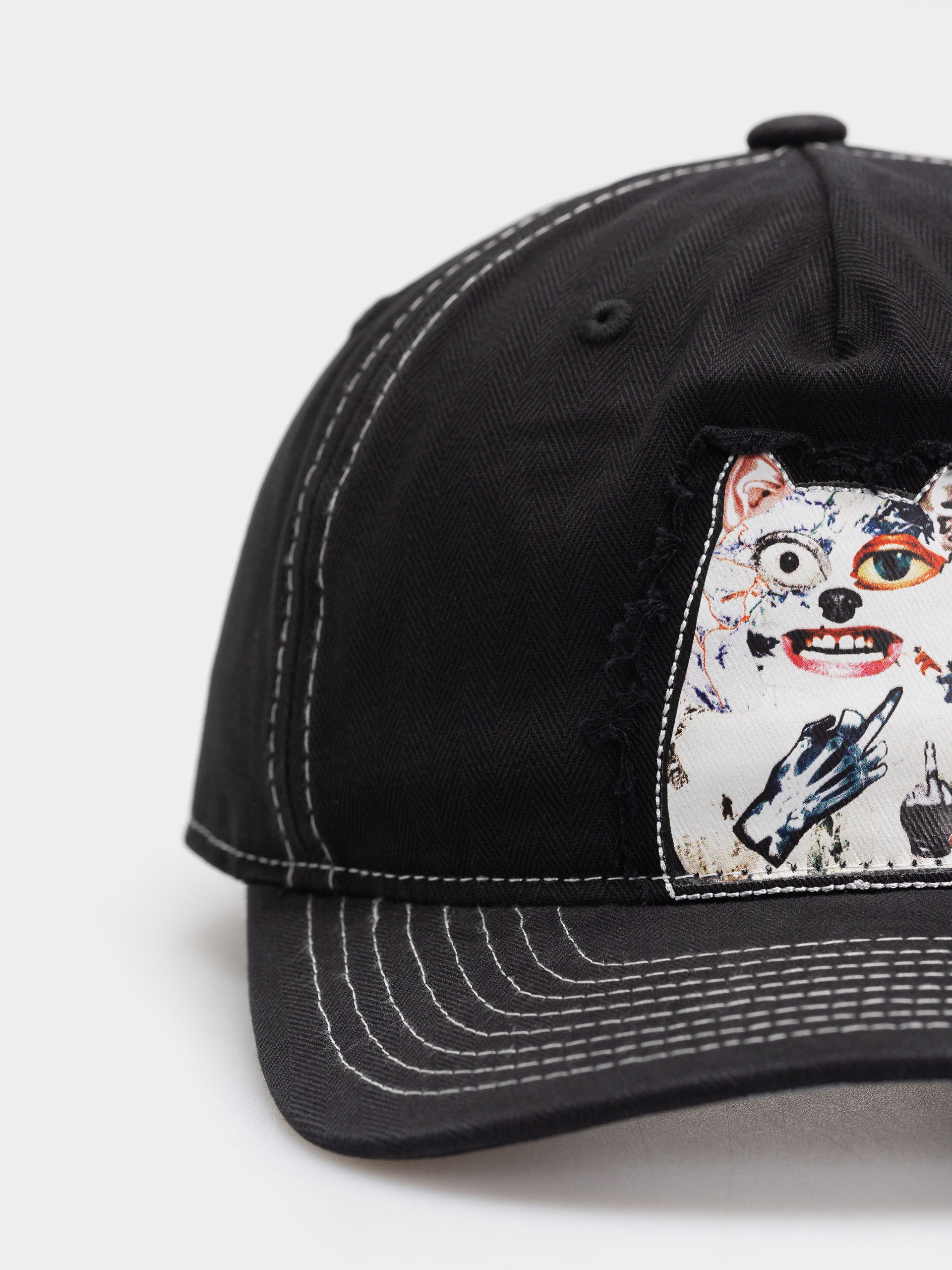 RipNDip Lord Nermal Collage Snapback Baseball sapka (black)