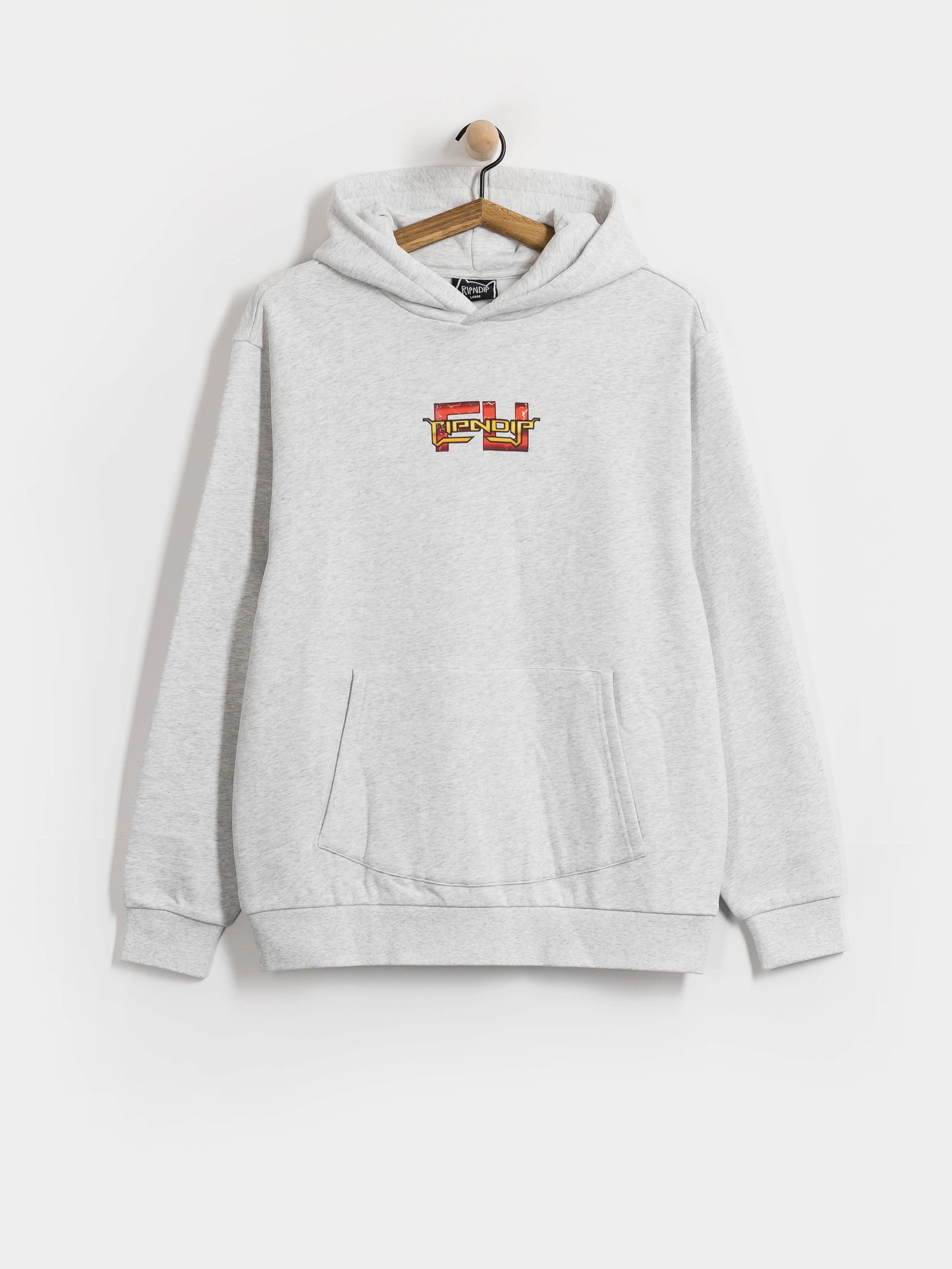 RipNDip Fight HD Kapucnis pulóver (ash heather)