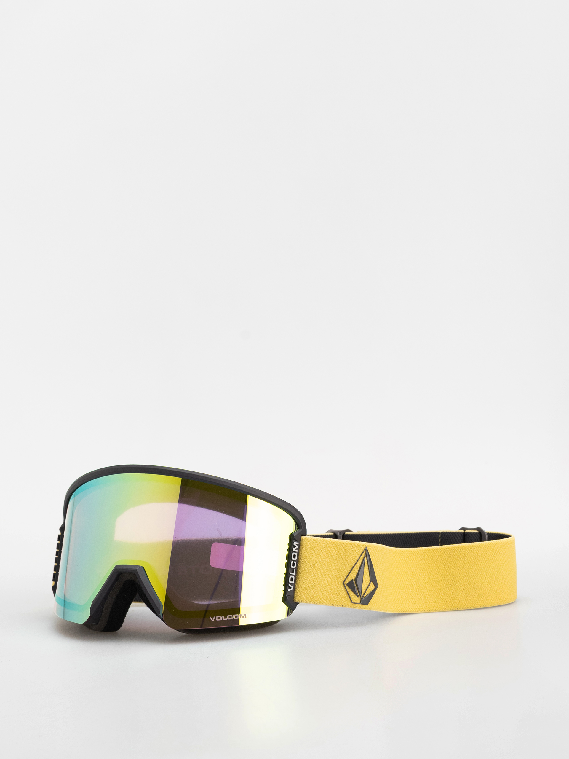 Volcom Garden 2 Snowboard szemüveg (dky blk/gold chrome+bl dark grey)