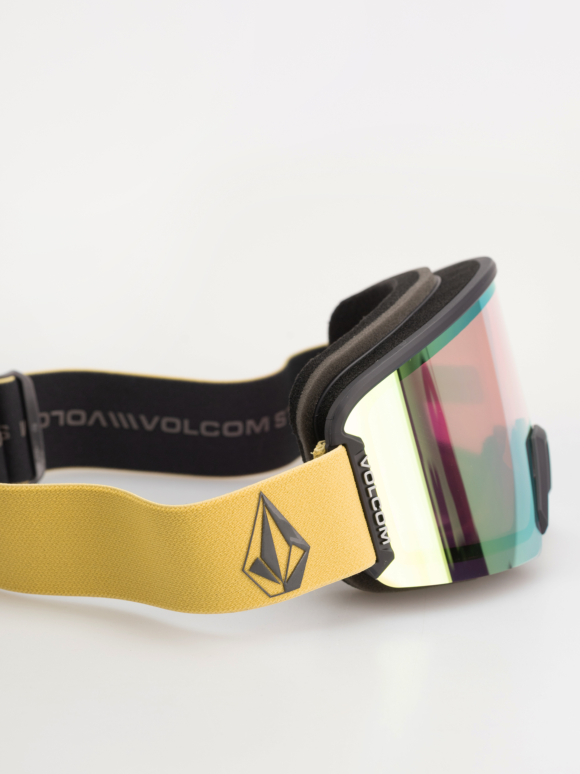 Volcom Garden 2 Snowboard szemüveg (dky blk/gold chrome+bl dark grey)