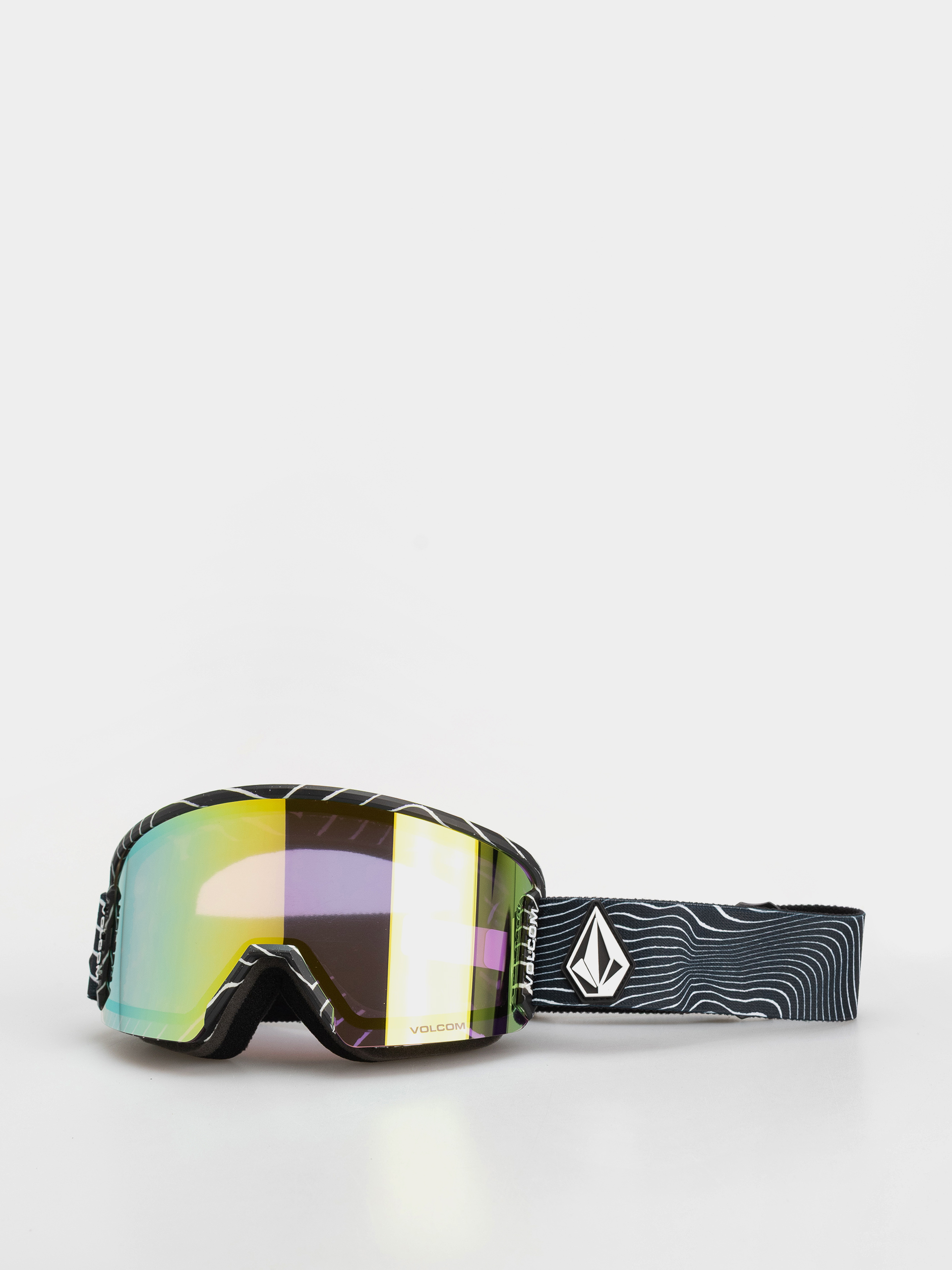 Volcom Garden 2 Snowboard szemüveg (op art/gold chrome+bl rose)