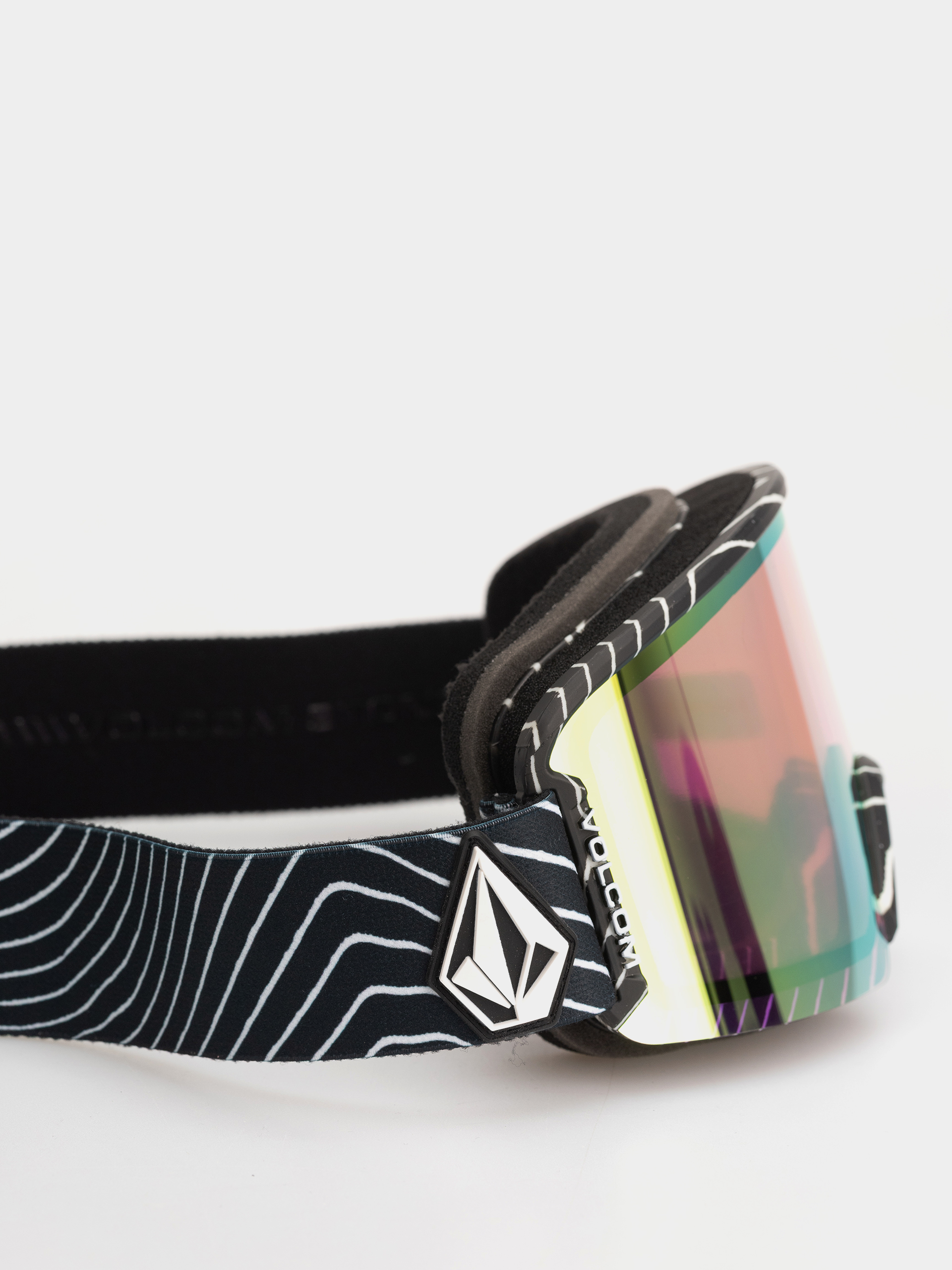 Volcom Garden 2 Snowboard szemüveg (op art/gold chrome+bl rose)