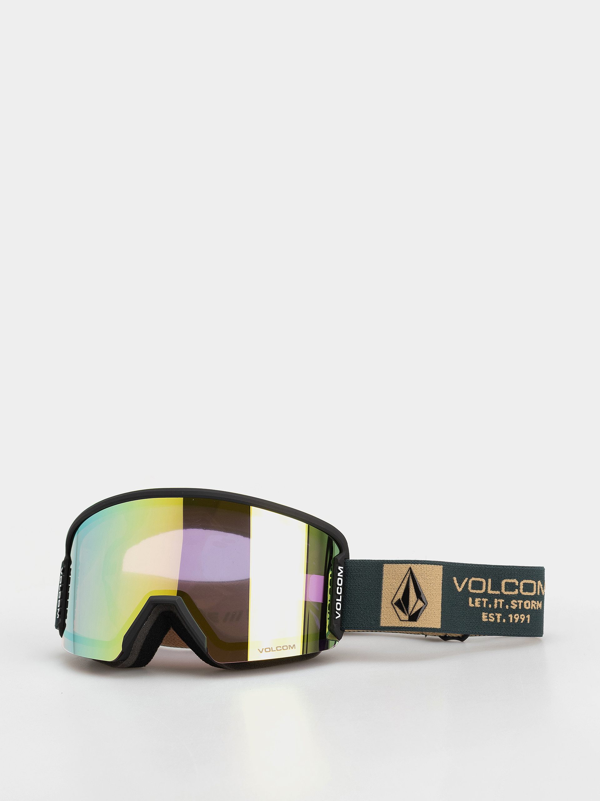 Volcom Garden 2 Snowboard szemüveg (scb snd/gold chrome+bl dark grey)