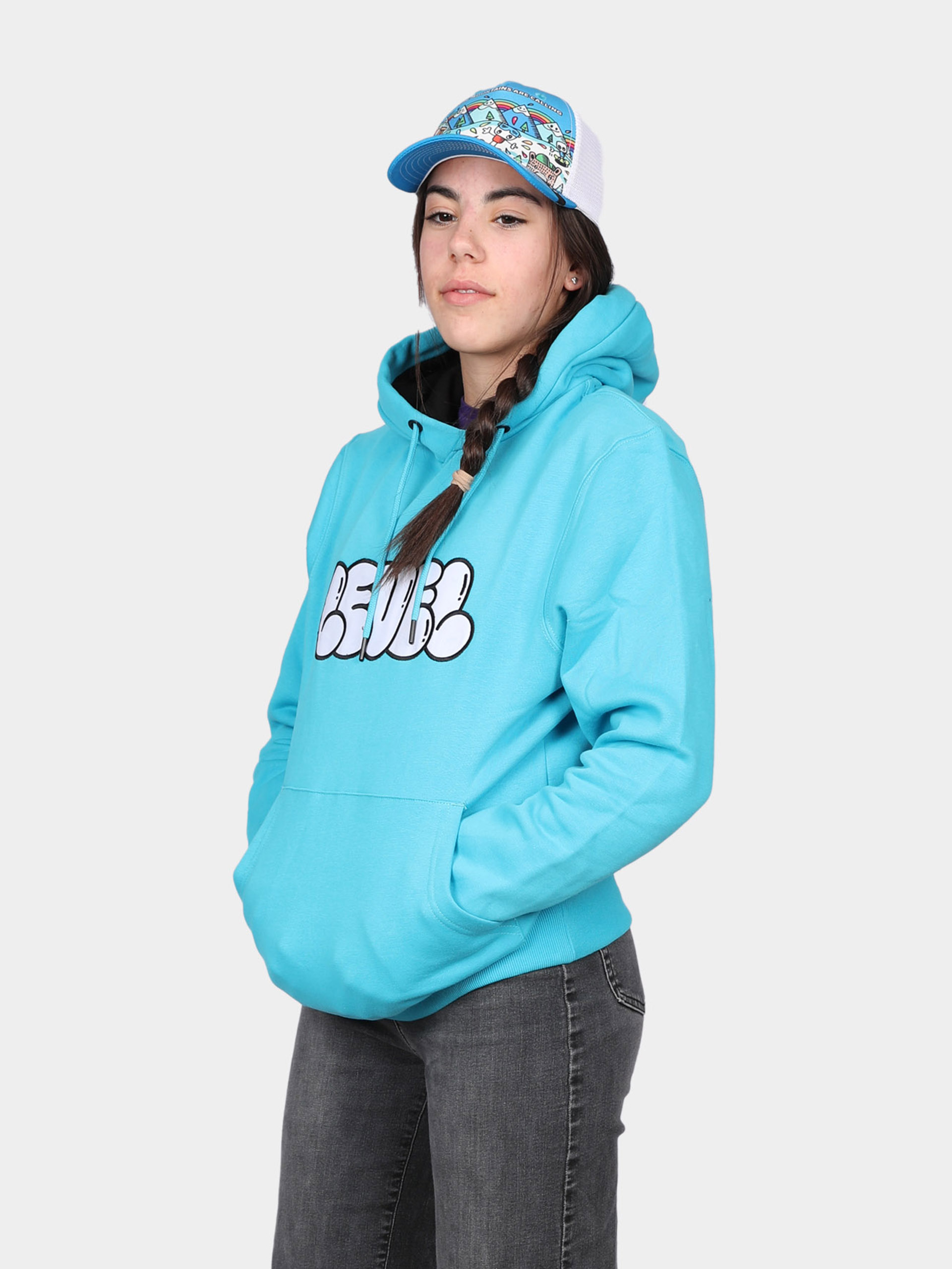 Level B Simo HD Kapucnis pulóver (light blue)