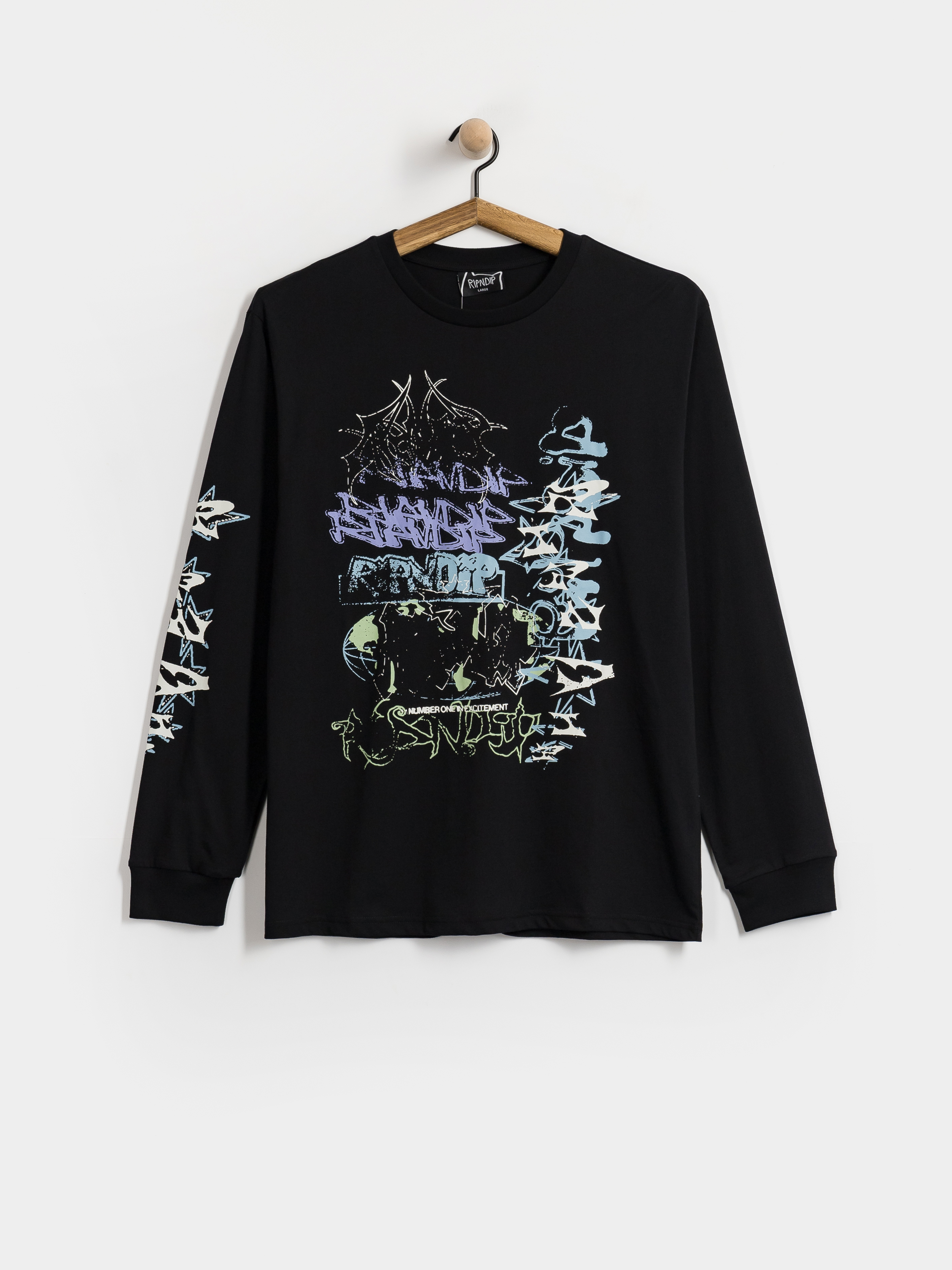 RipNDip World Wide Madness Hosszú ujjú felső (charcoal)
