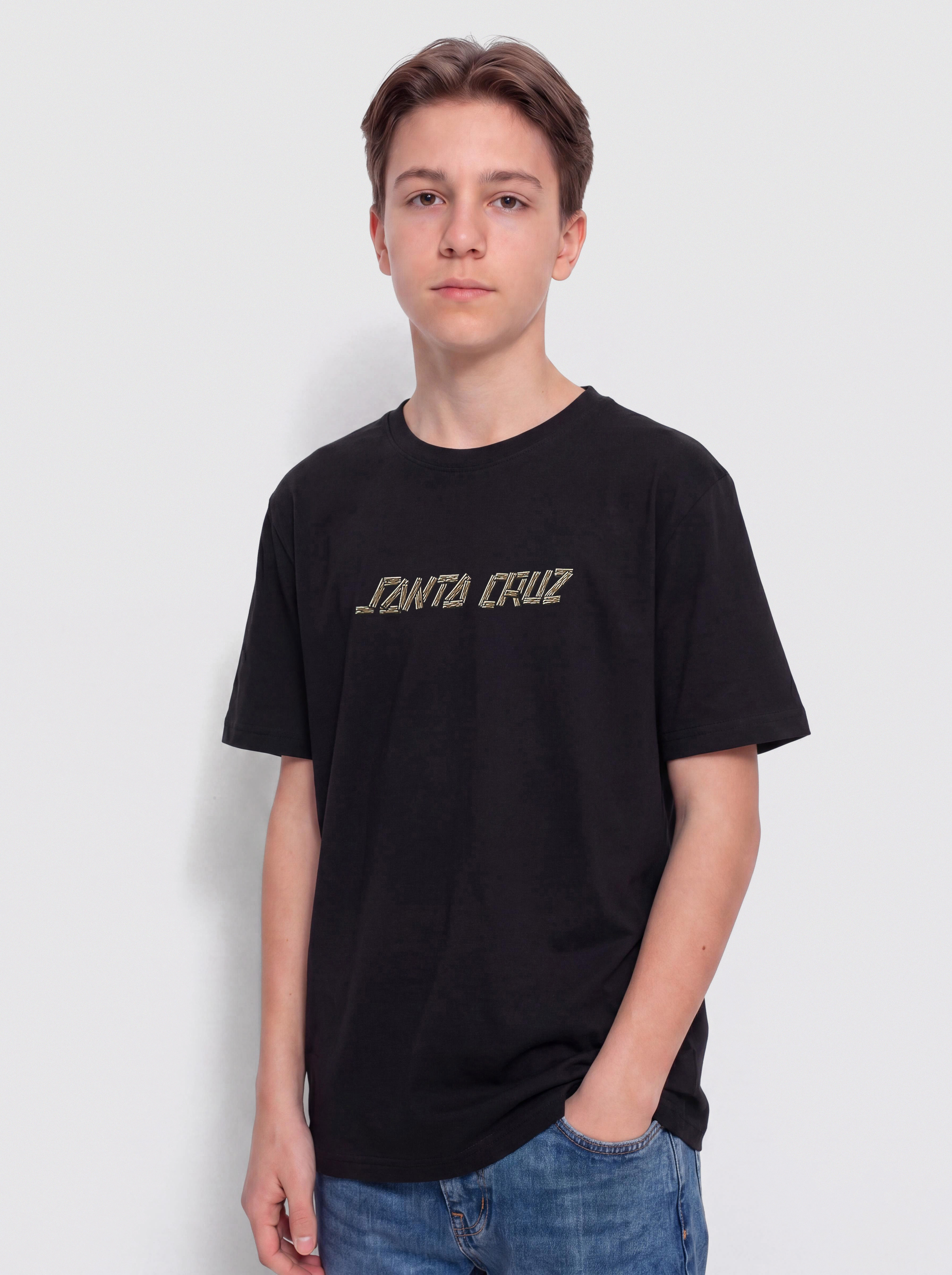 Santa Cruz Screaming Grizzly JR Póló (black)