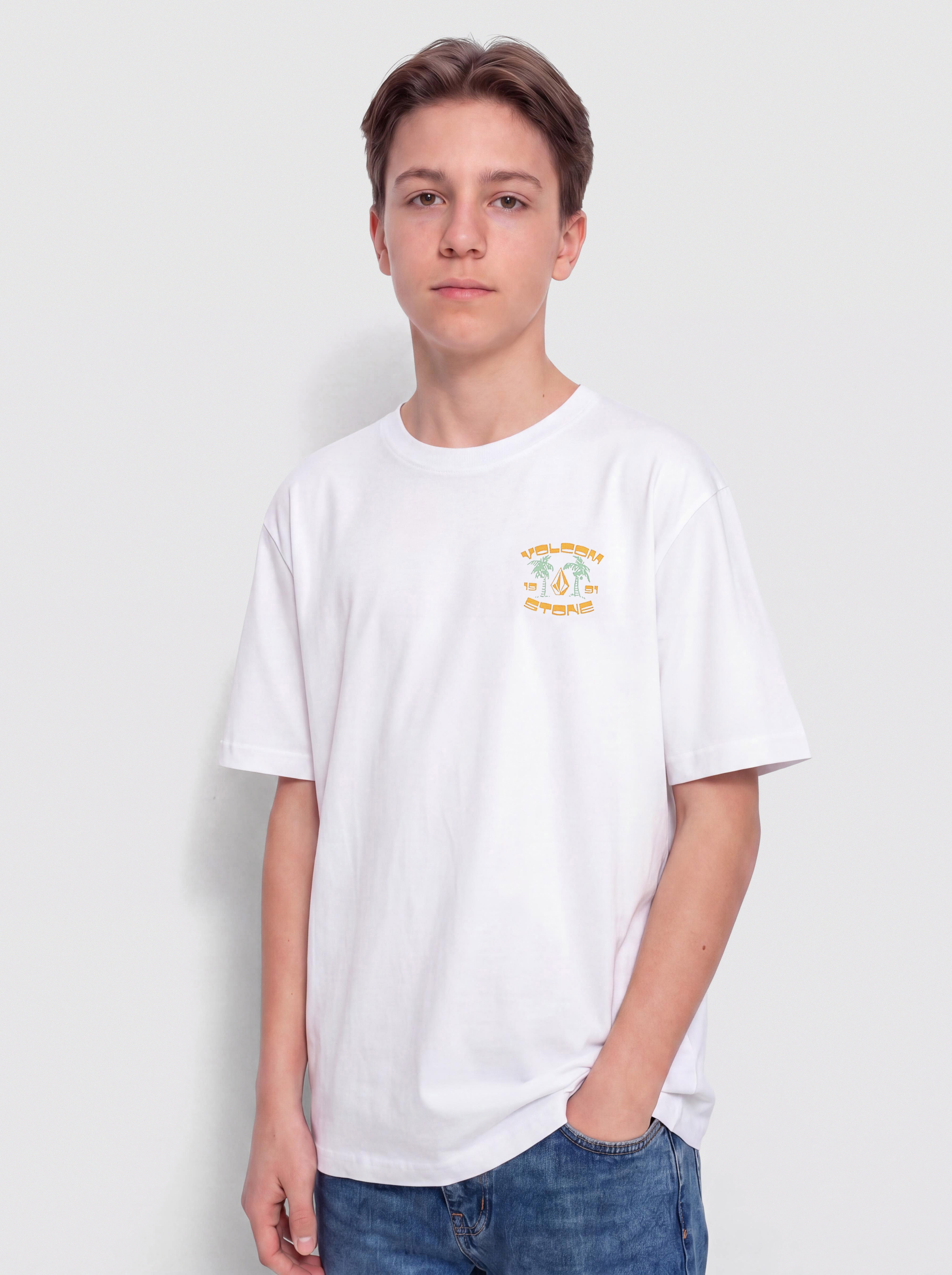 Póló Volcom 91 Palm Bsc JR
