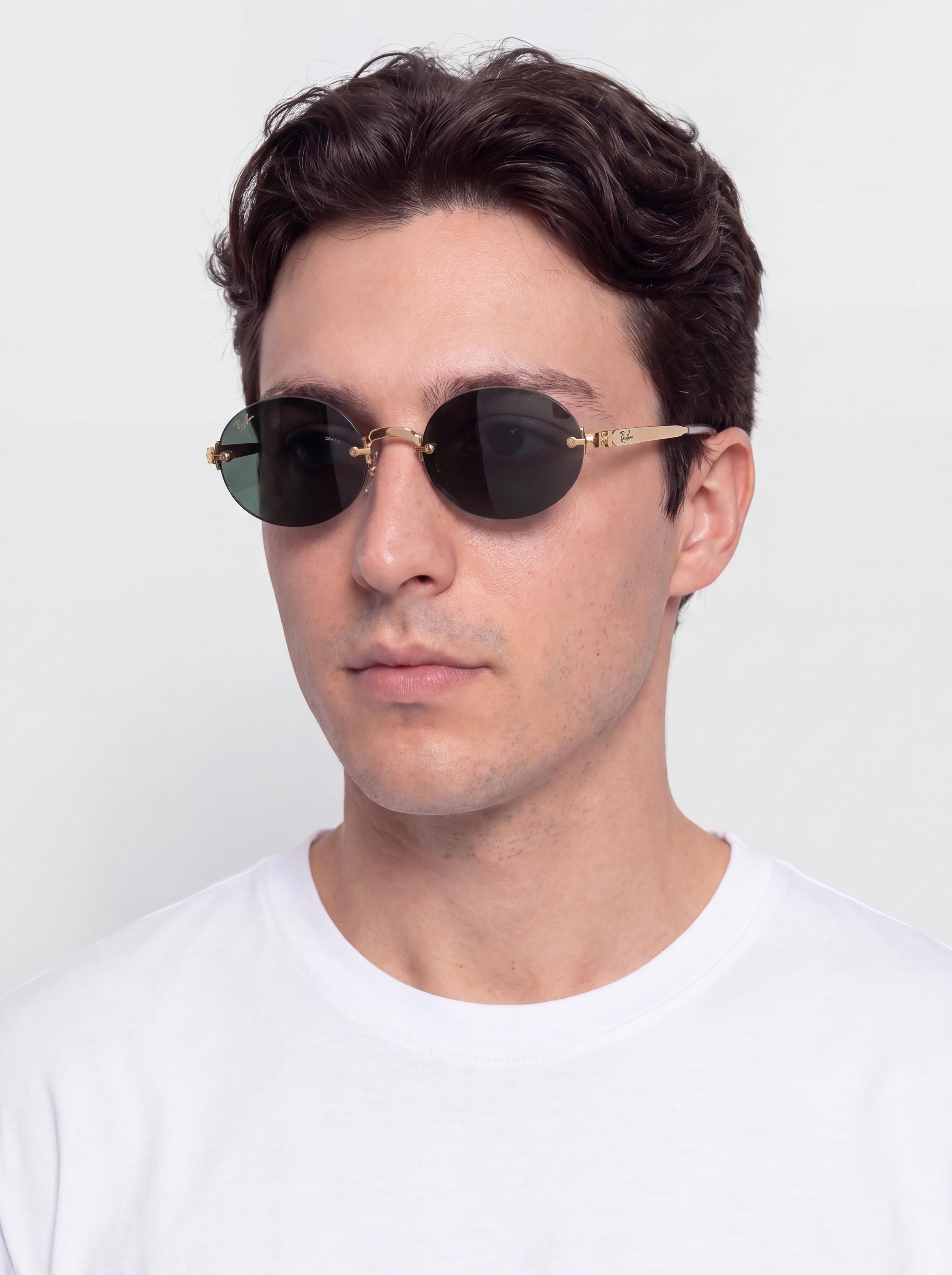 Ray-Ban Rb3929 By A$Ap Rocky Napszemüvegek (polerowany złoto arista/ciemnozielony)
