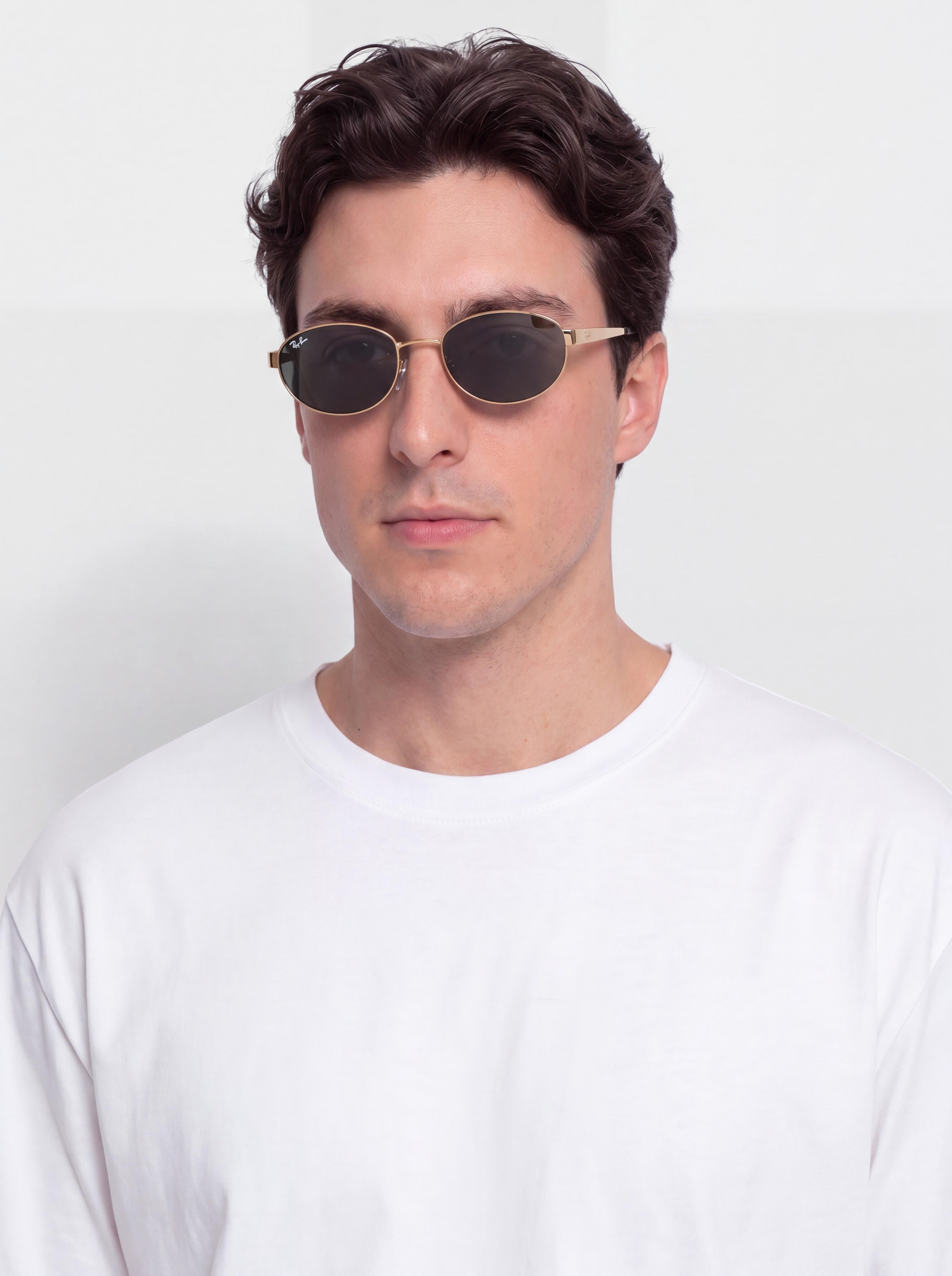 Napszemüvegek Ray-Ban Rb3774D (polerowany złoto arista/ciemnoszary)
