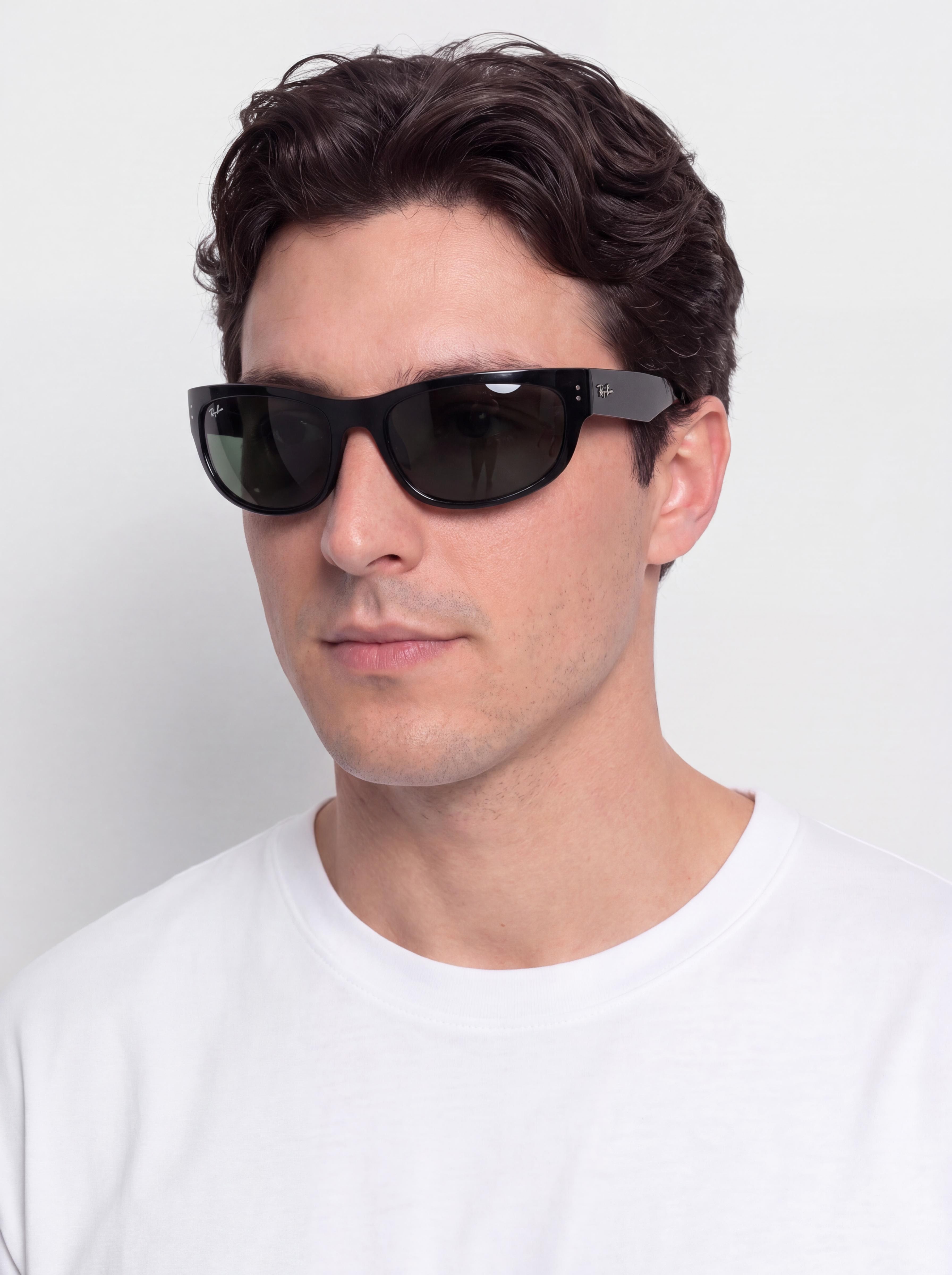 Ray-Ban Mega Balorama Napszemüvegek (polerowany czarny/zielone g-15)
