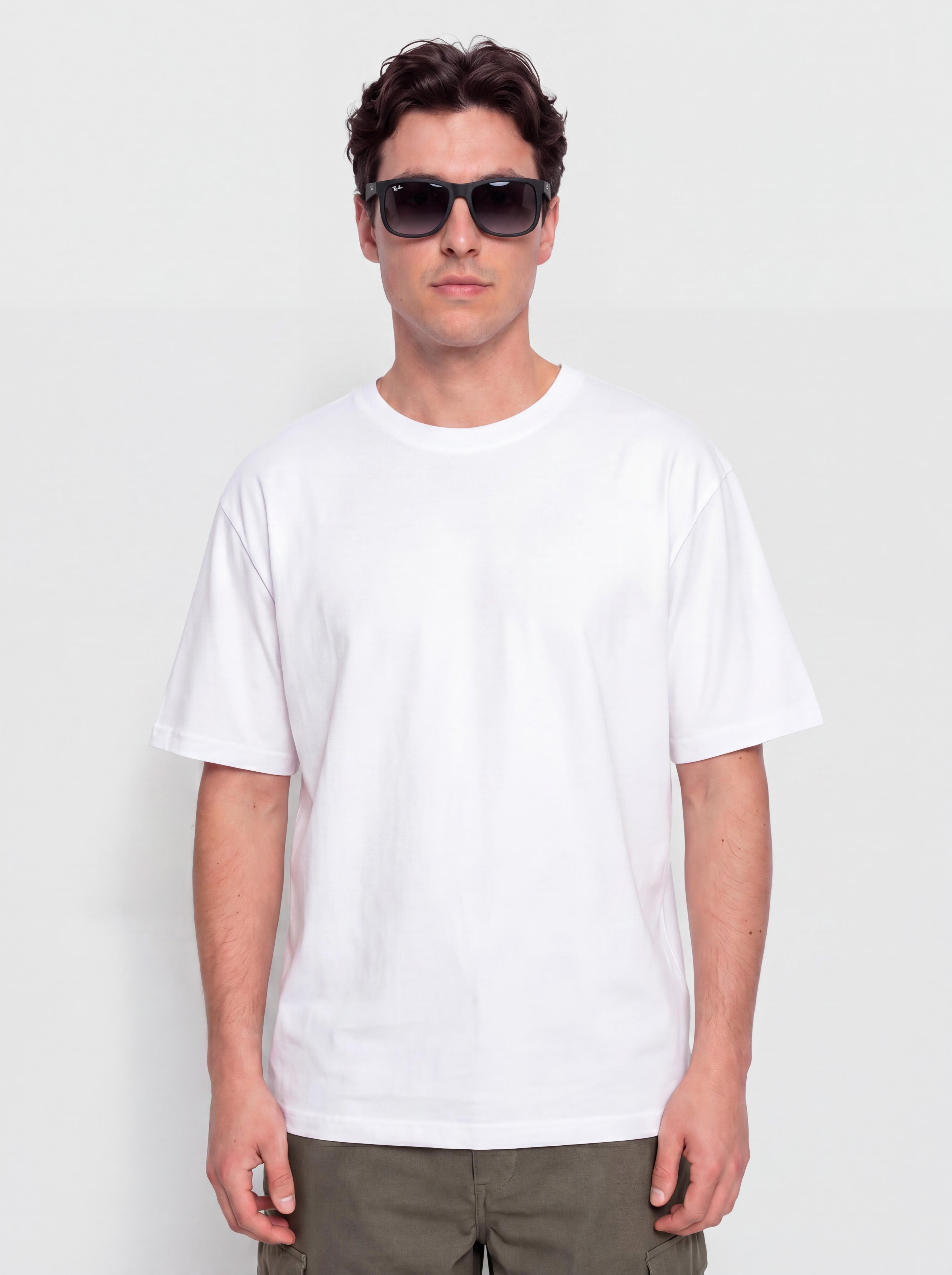 Napszemüvegek Ray-Ban Justin Classic (matowy guma czarny/ciemnoszary)