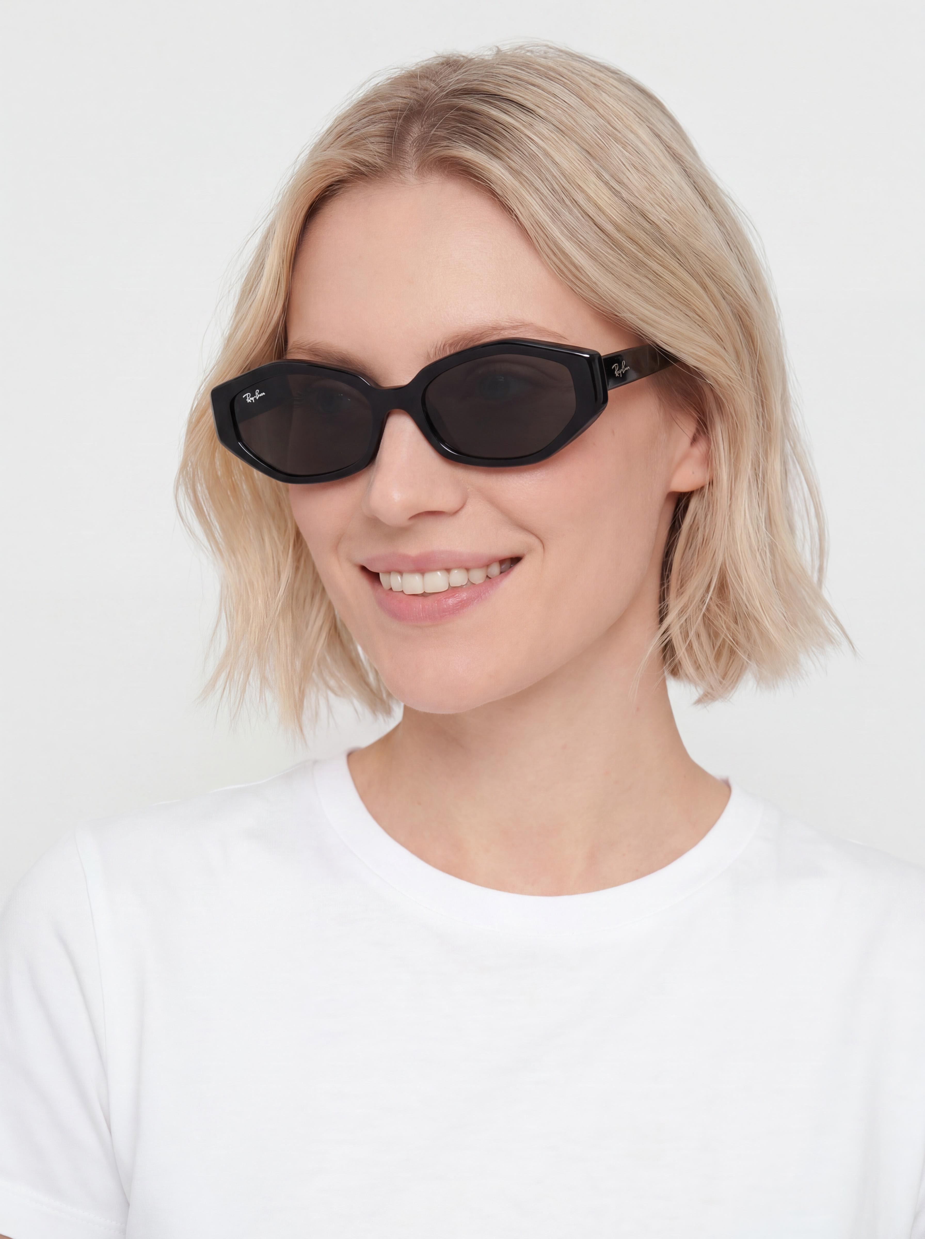 Ray-Ban Rb4473D Napszemüvegek (polerowany black/ciemnogrey)