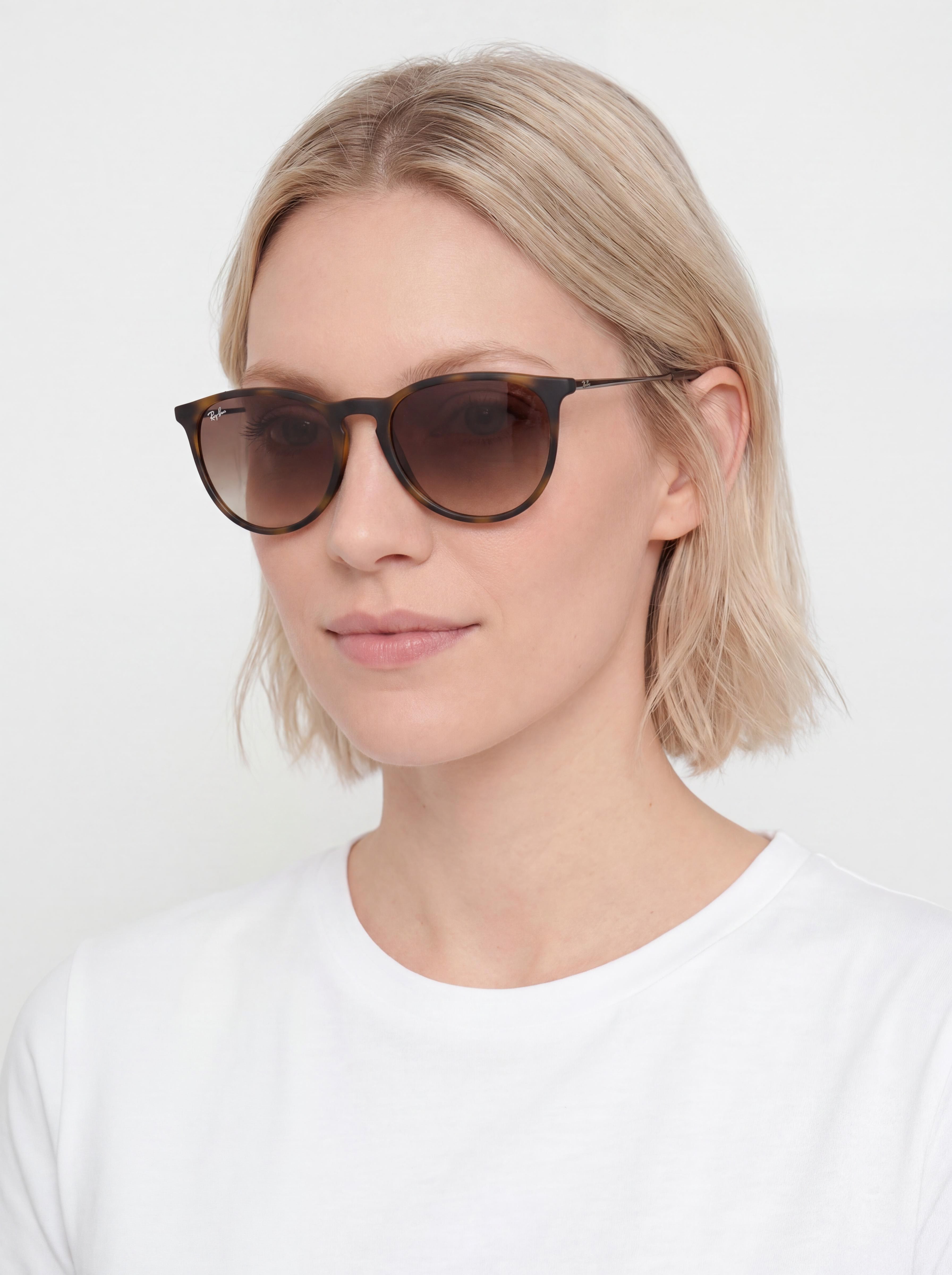 Napszemüvegek Ray-Ban Erika Classic (matowy havana/brązowy)