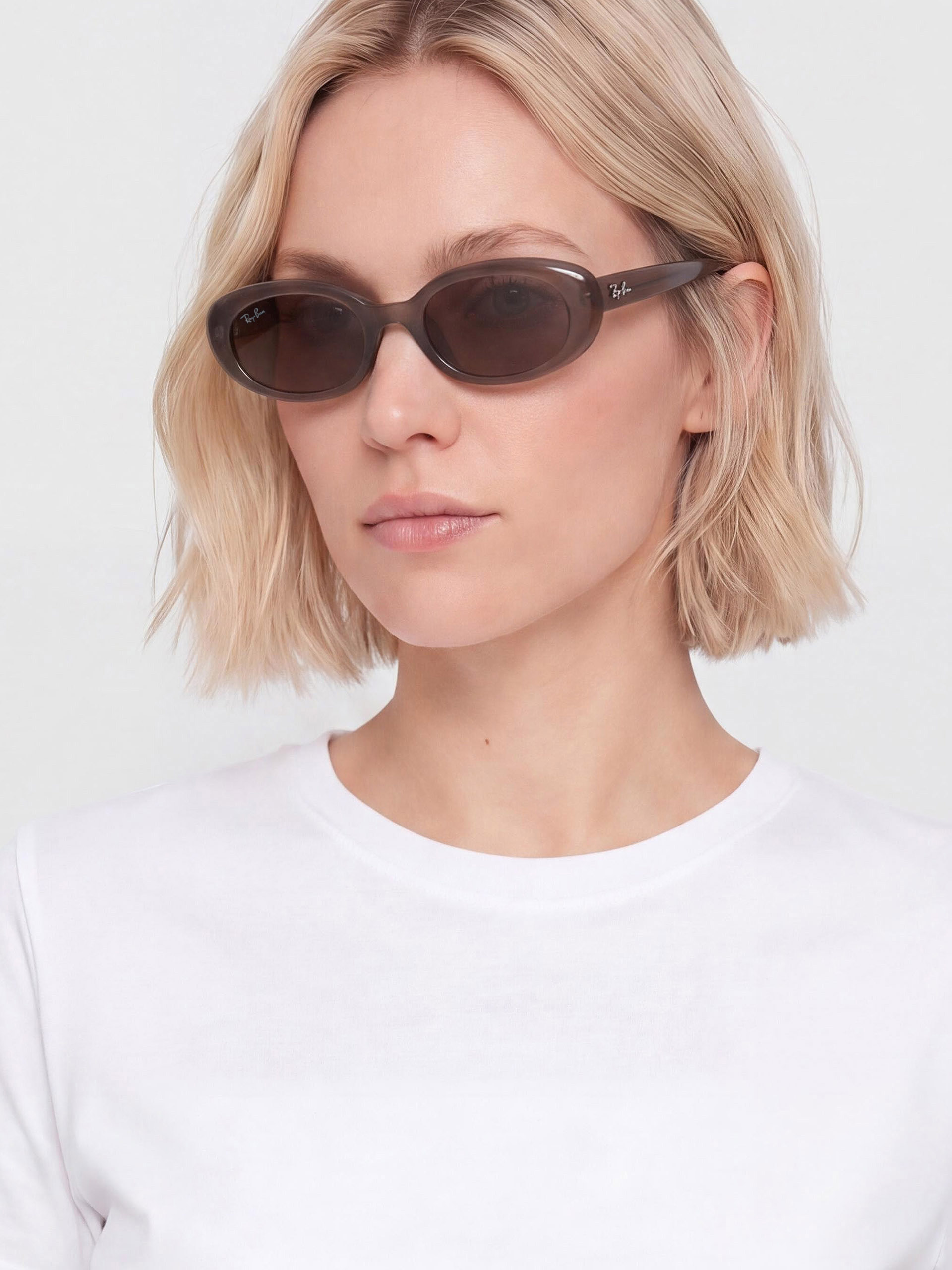 Ray-Ban Rb4441D Napszemu00fcvegek (matowy opalizuju0105cy bru0105zowy/ciemnobru0105zowy)