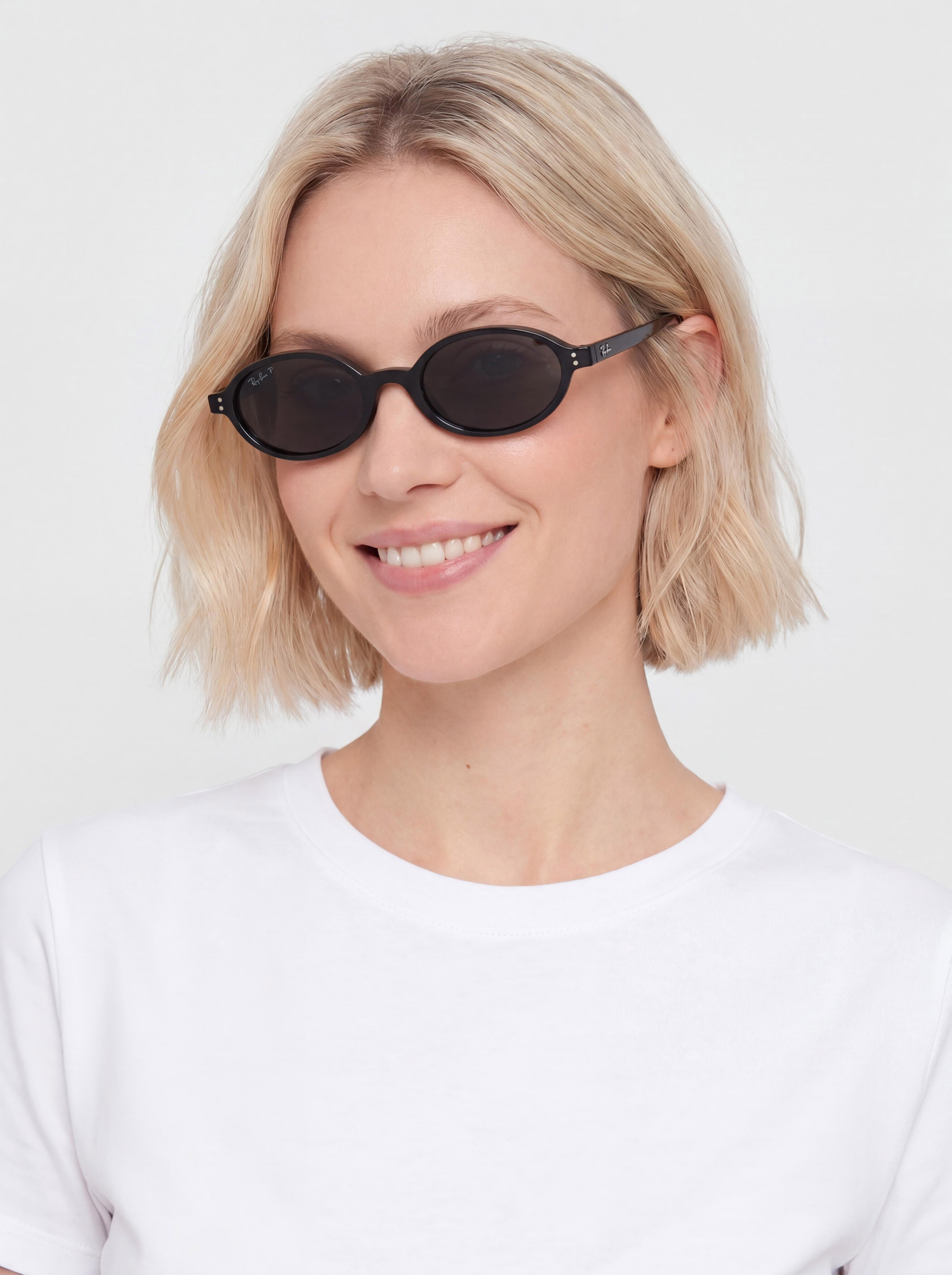 Ray-Ban Khal Napszemüvegek (polerowany black/polaryzacyjne ciemnogrey)