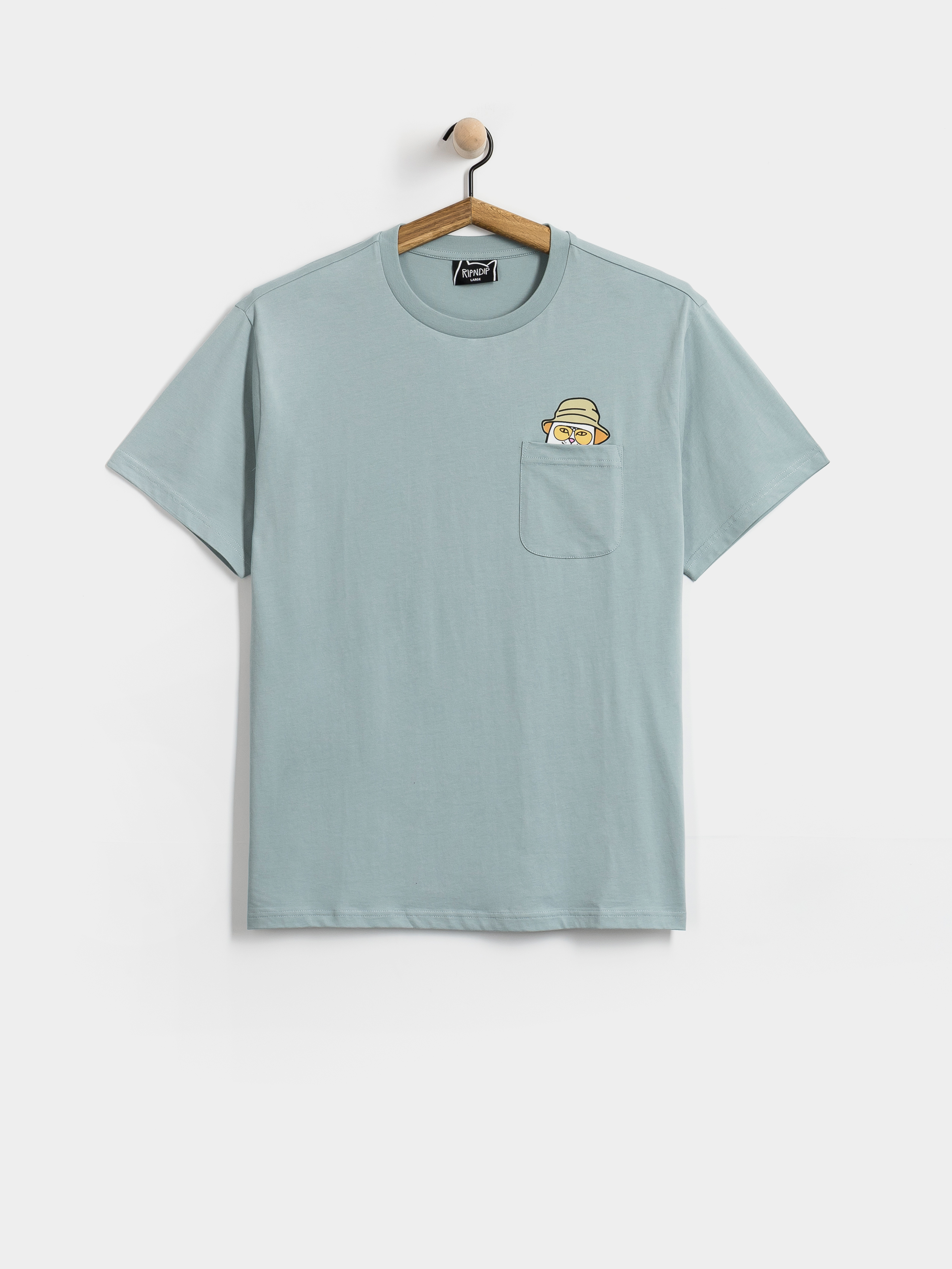 Póló RipNDip Nermal S Thompson Pocket (silver blue)