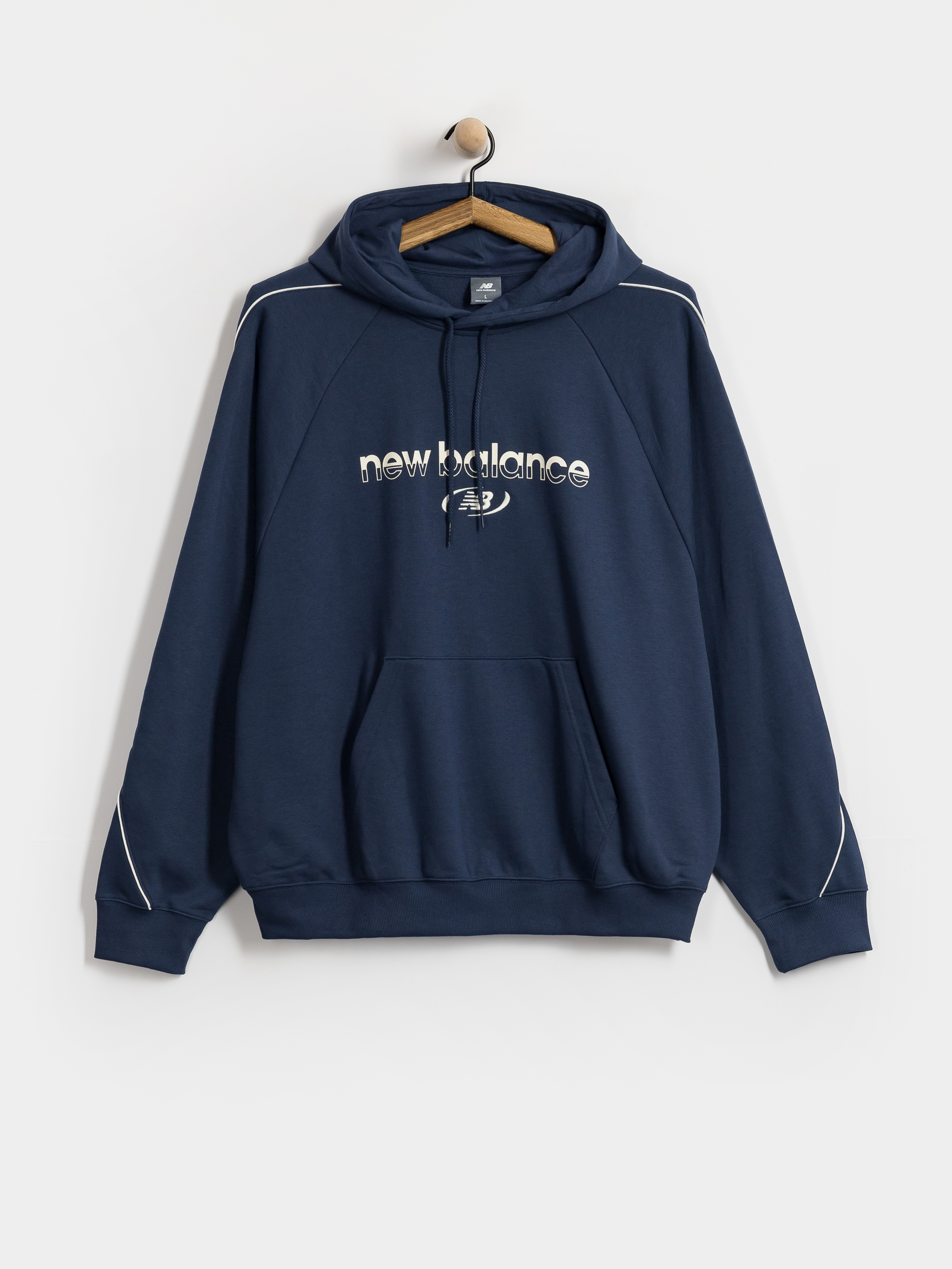 New Balance Trackside French Terry HD Kapucnis pulóver (navy)