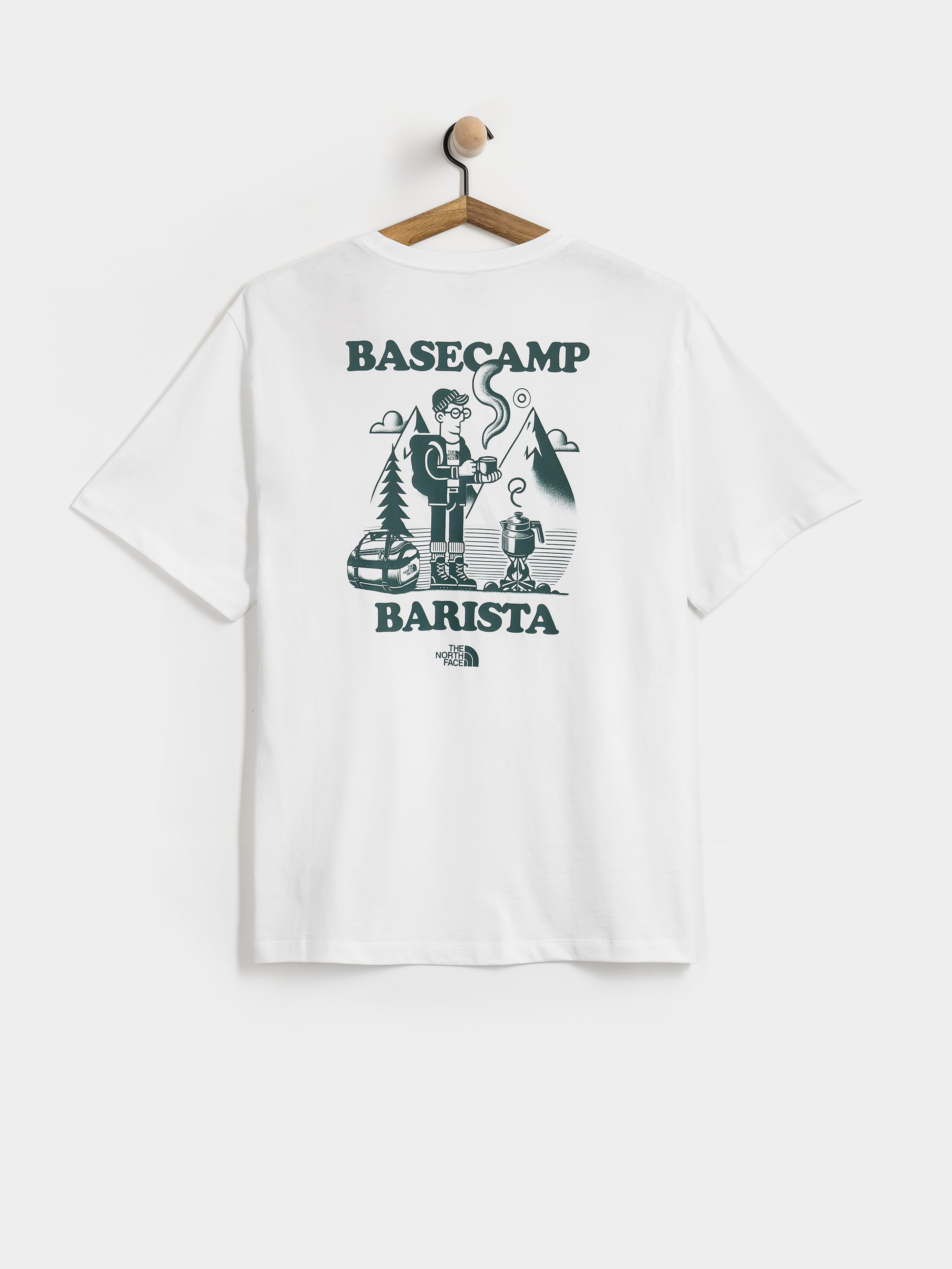 The North Face Basecamp Barista Relaxed Póló (tnf white/pacific teal)