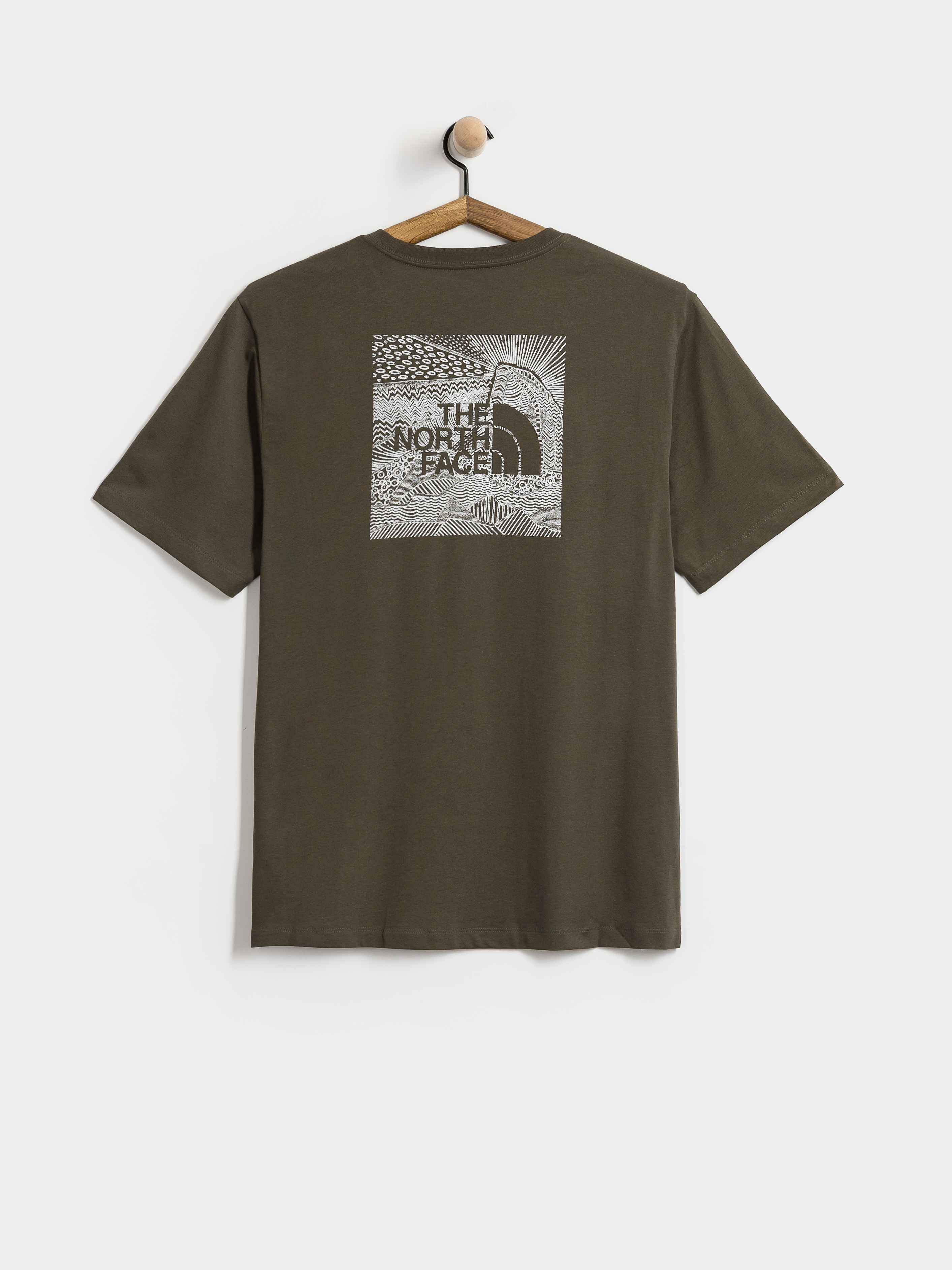 Póló The North Face Box Nse Celebration (new taupe green)